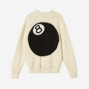 Stussy 8 Ball Heavy Brushed Mohair Sweater Cream