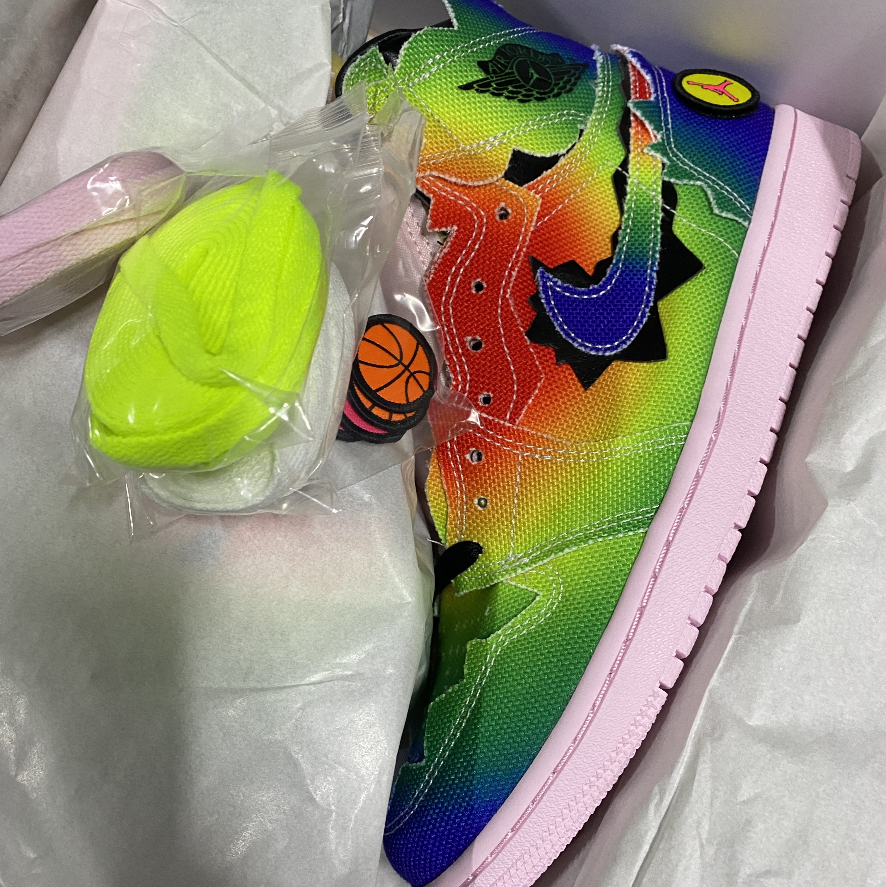 Jordan 1 x J Balvin Retro High OG 착용 스타일