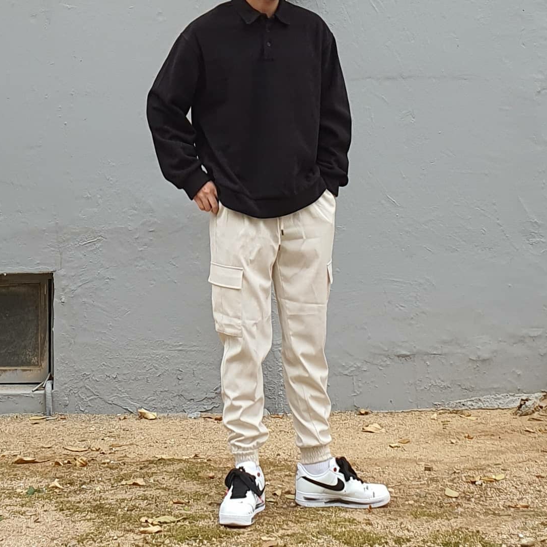 Nike x Peaceminusone Air Force 1 Low Para-Noise 2.0 착용 스타일