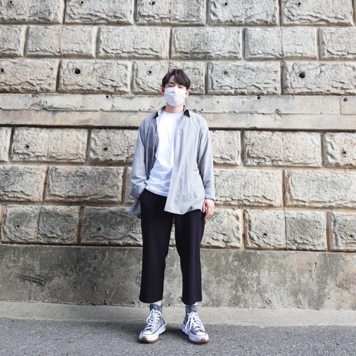 Converse Run Star Hike Hi Smoke 착용 스타일