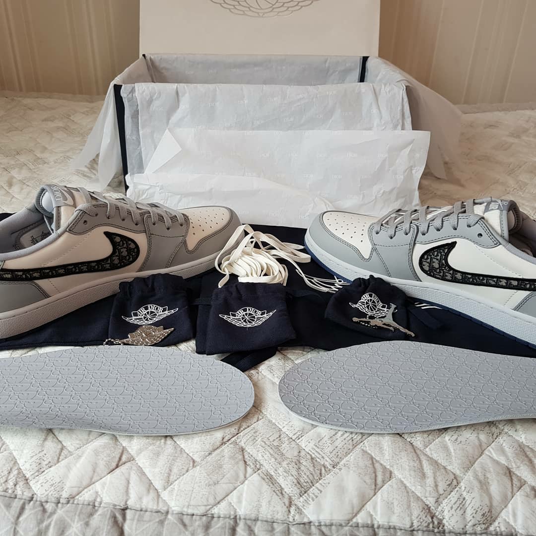 Jordan 1 x Dior Low OG 착용 스타일 - 2