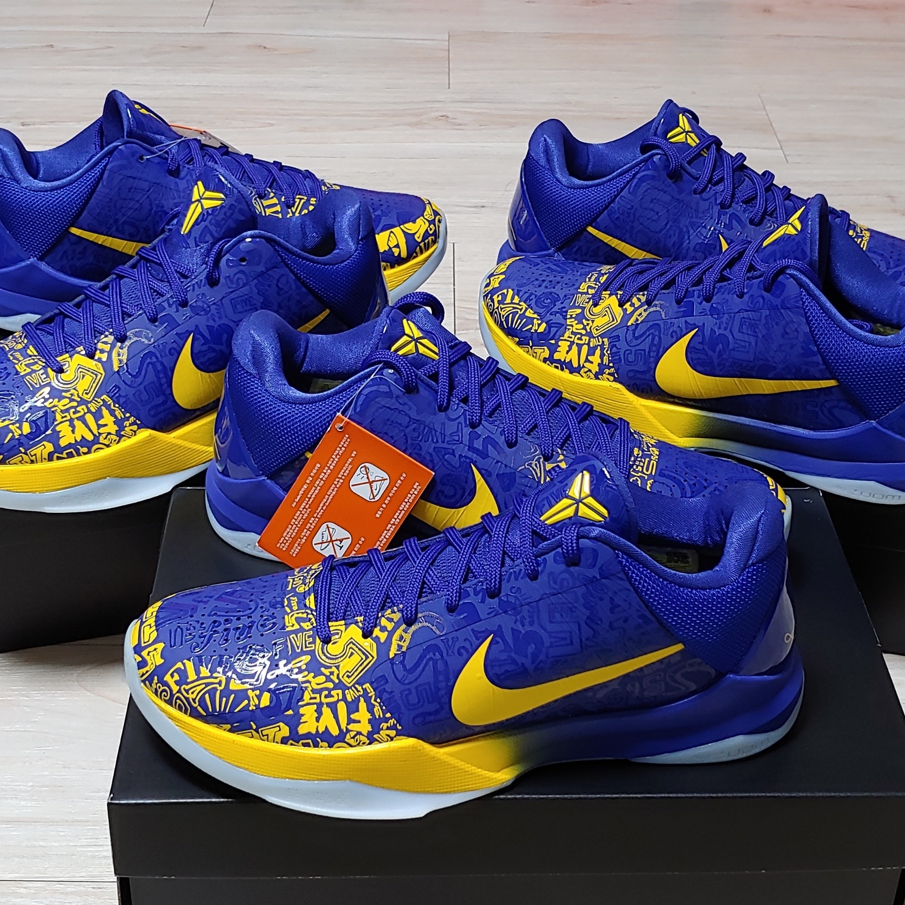 Nike Kobe 5 Protro 5 Rings 착용 스타일