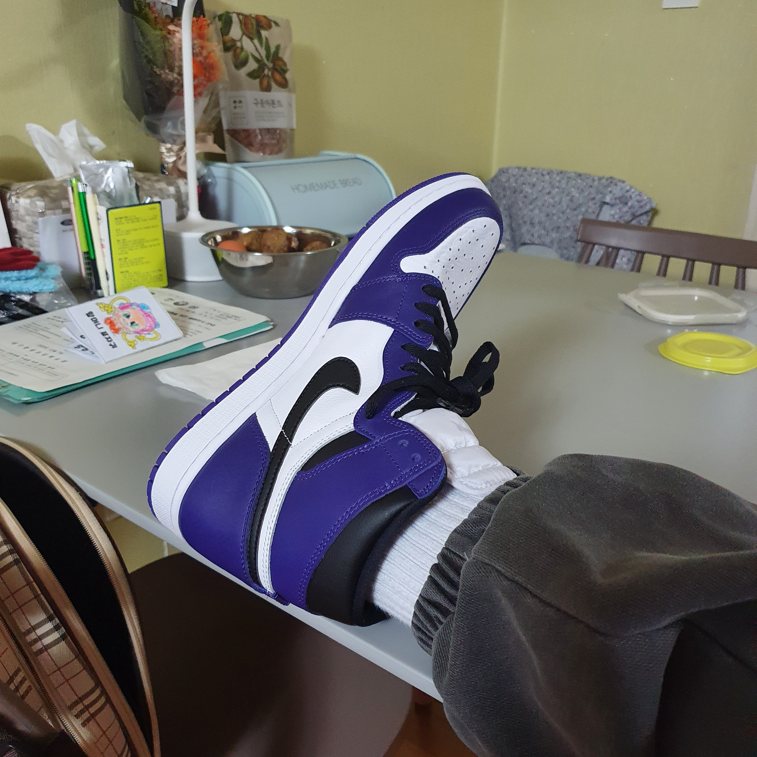 Jordan 1 Retro High OG Court Purple 2020 착용 스타일