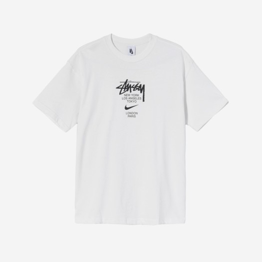 나이키 x 스투시 월드투어 티셔츠 화이트 - 아시아