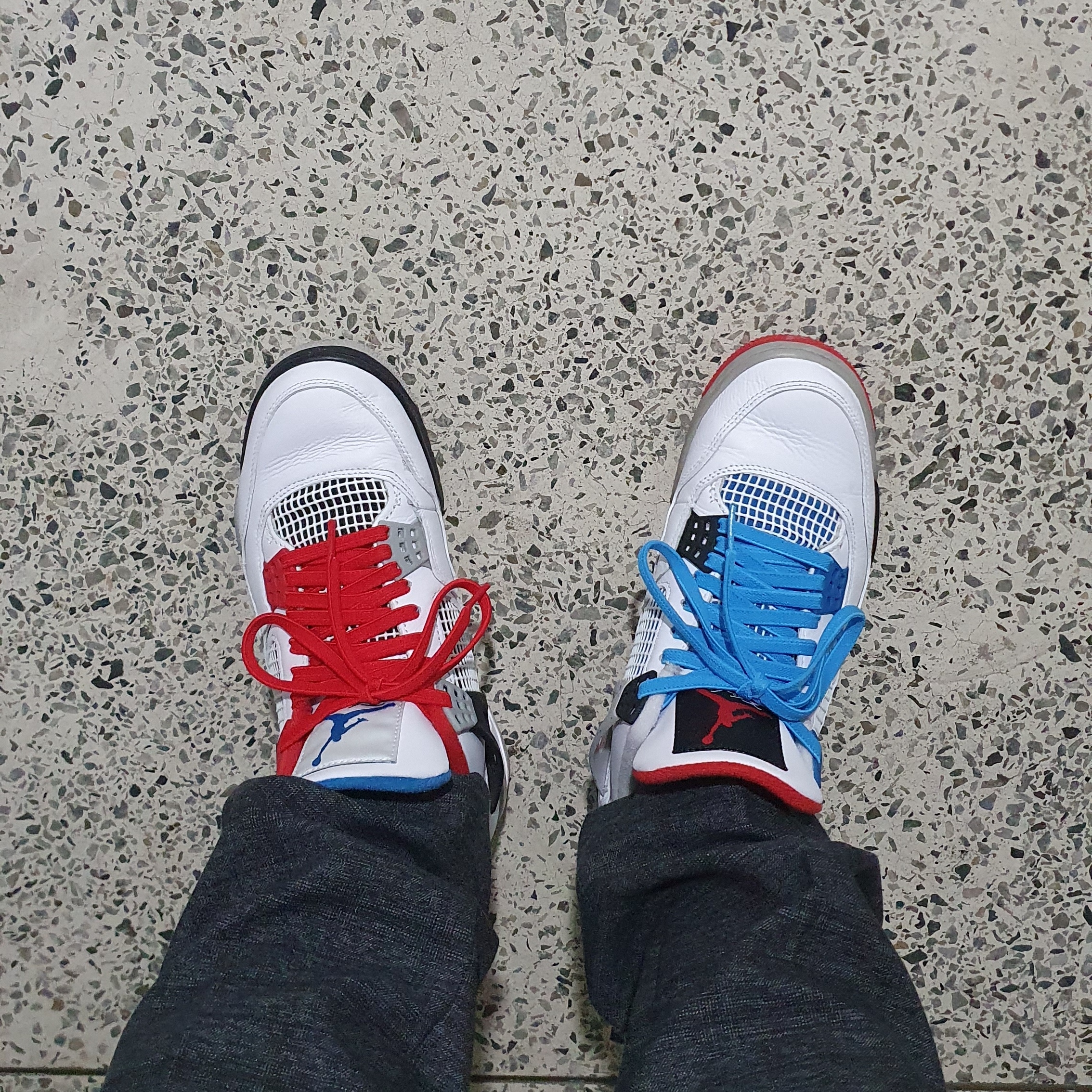 Jordan 4 Retro What The 4 착용 스타일 - 2