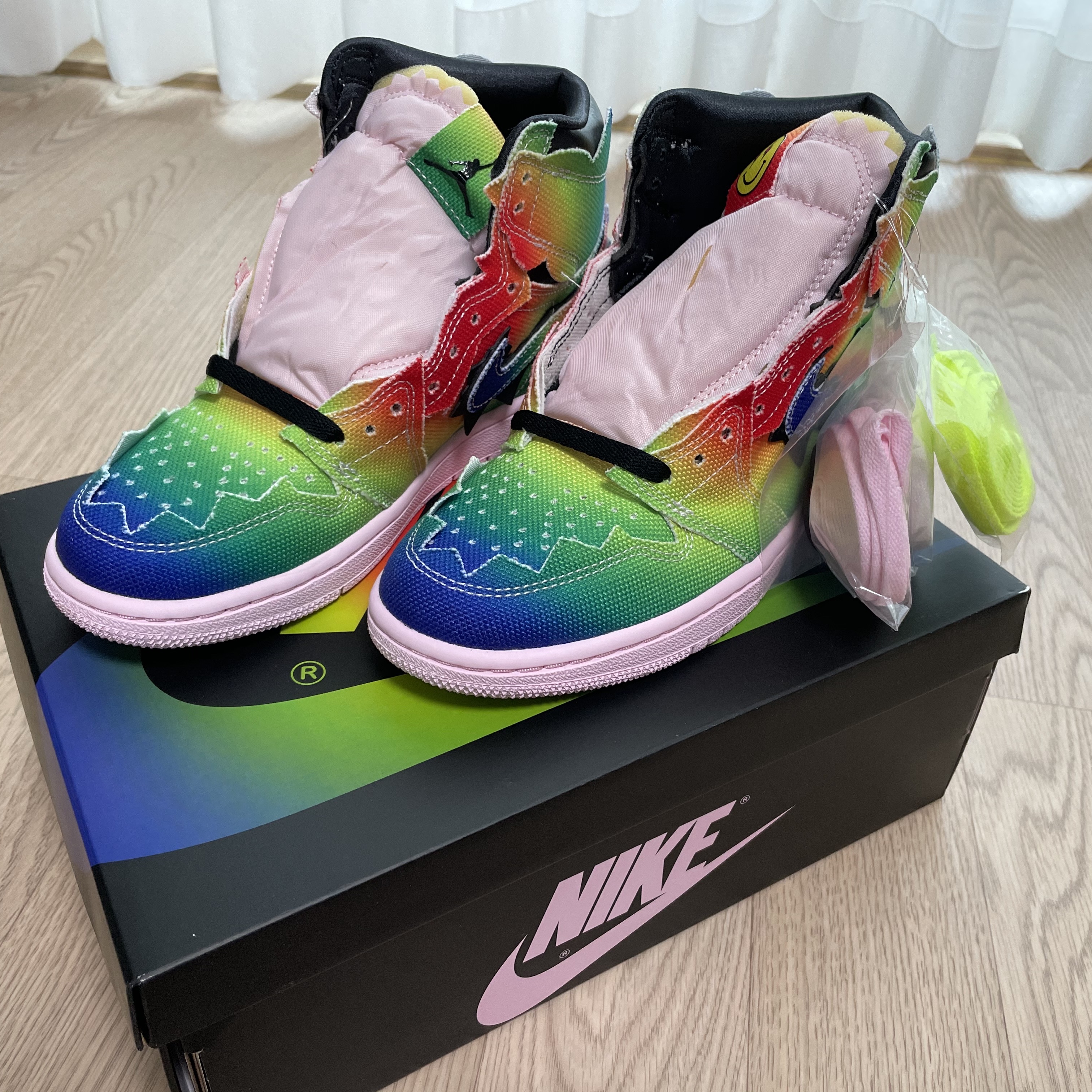 Jordan 1 x J Balvin Retro High OG 착용 스타일 - 1