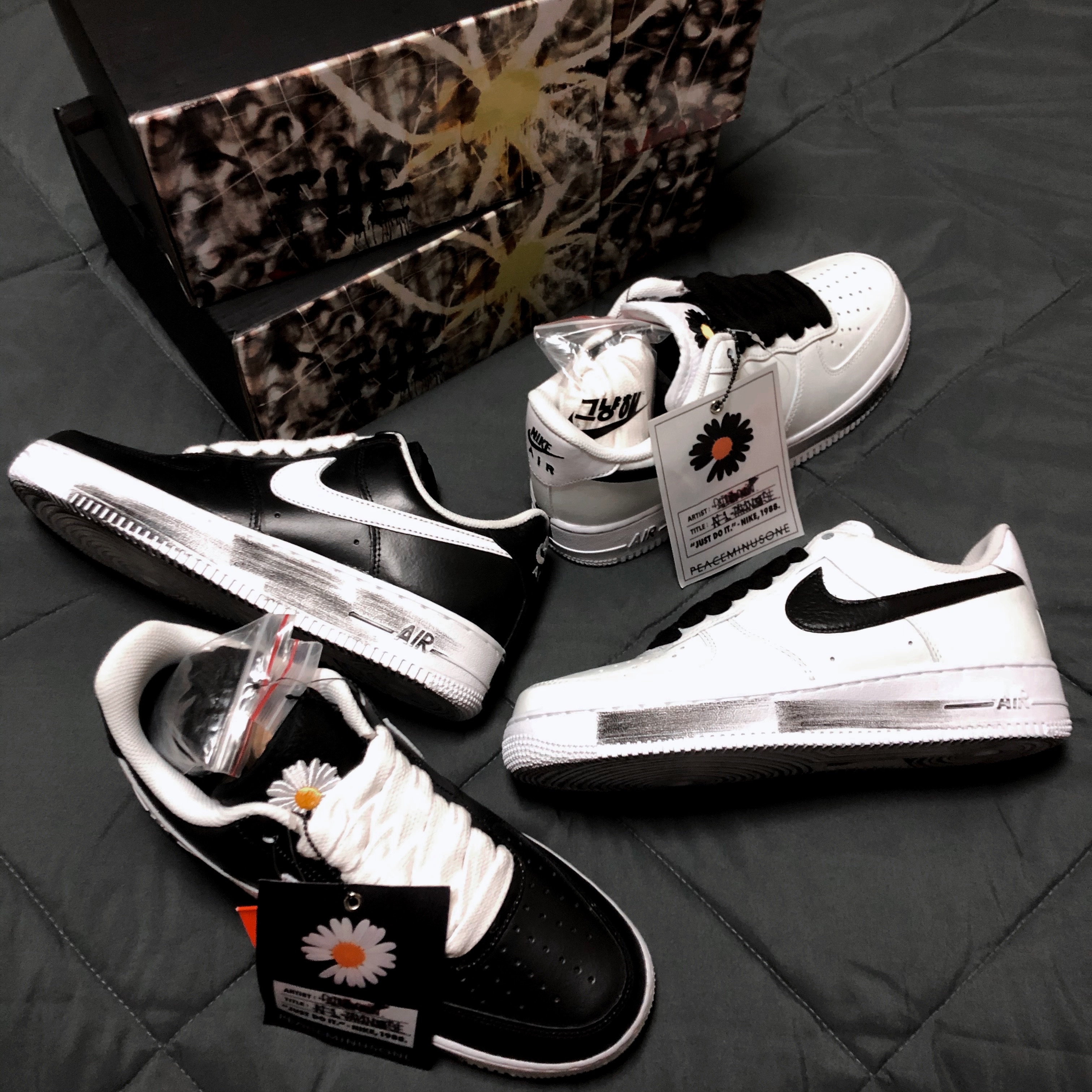Nike x Peaceminusone Air Force 1 Low Para-Noise, Nike x Peaceminusone Air Force 1 Low Para-Noise 2.0 착용 스타일 - 1