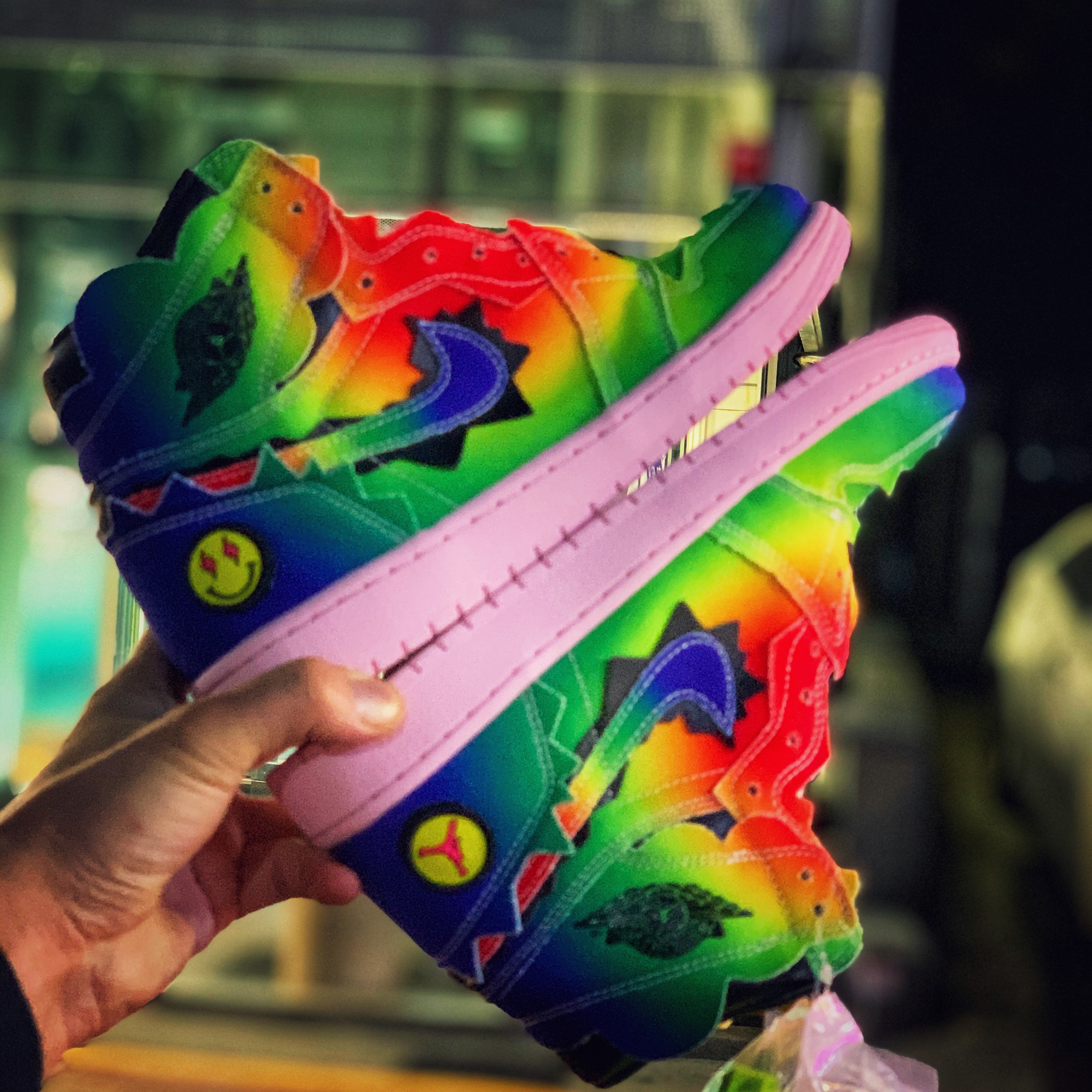 Jordan 1 x J Balvin Retro High OG 착용 스타일