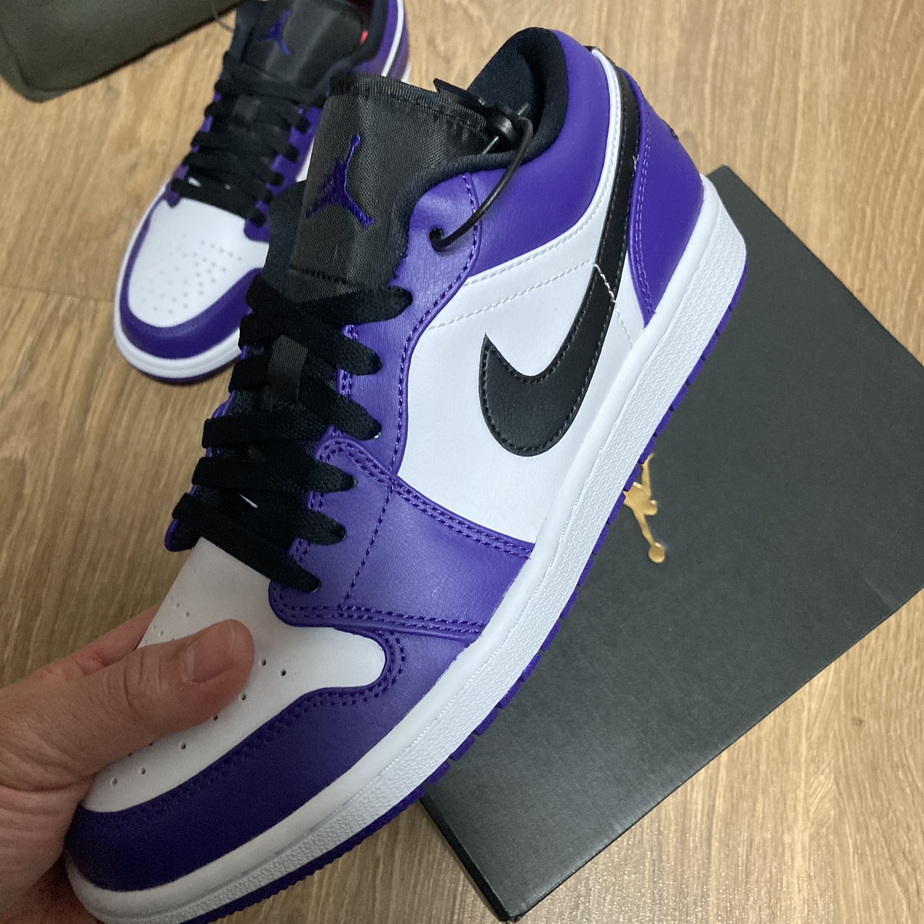 Jordan 1 Low Court Purple 2020 착용 스타일