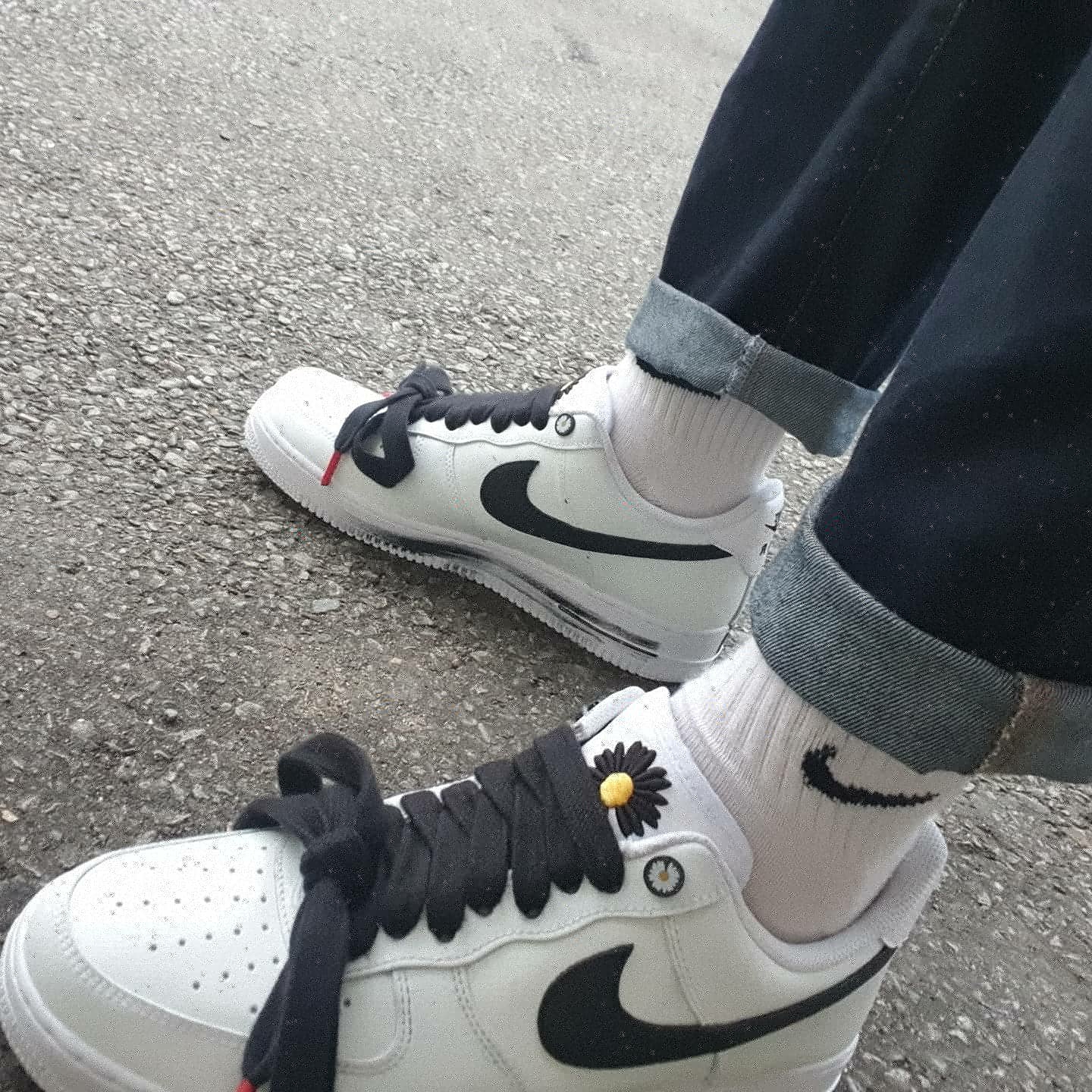Nike x Peaceminusone Air Force 1 Low Para-Noise 2.0 착용 스타일
