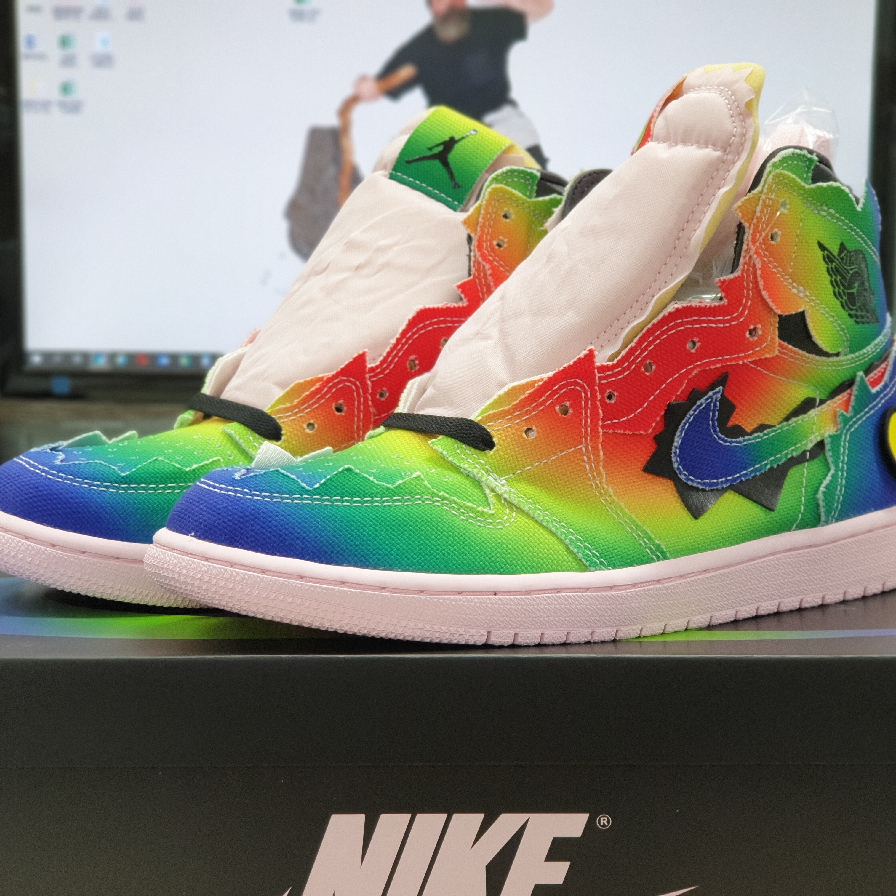 Jordan 1 x J Balvin Retro High OG 착용 스타일