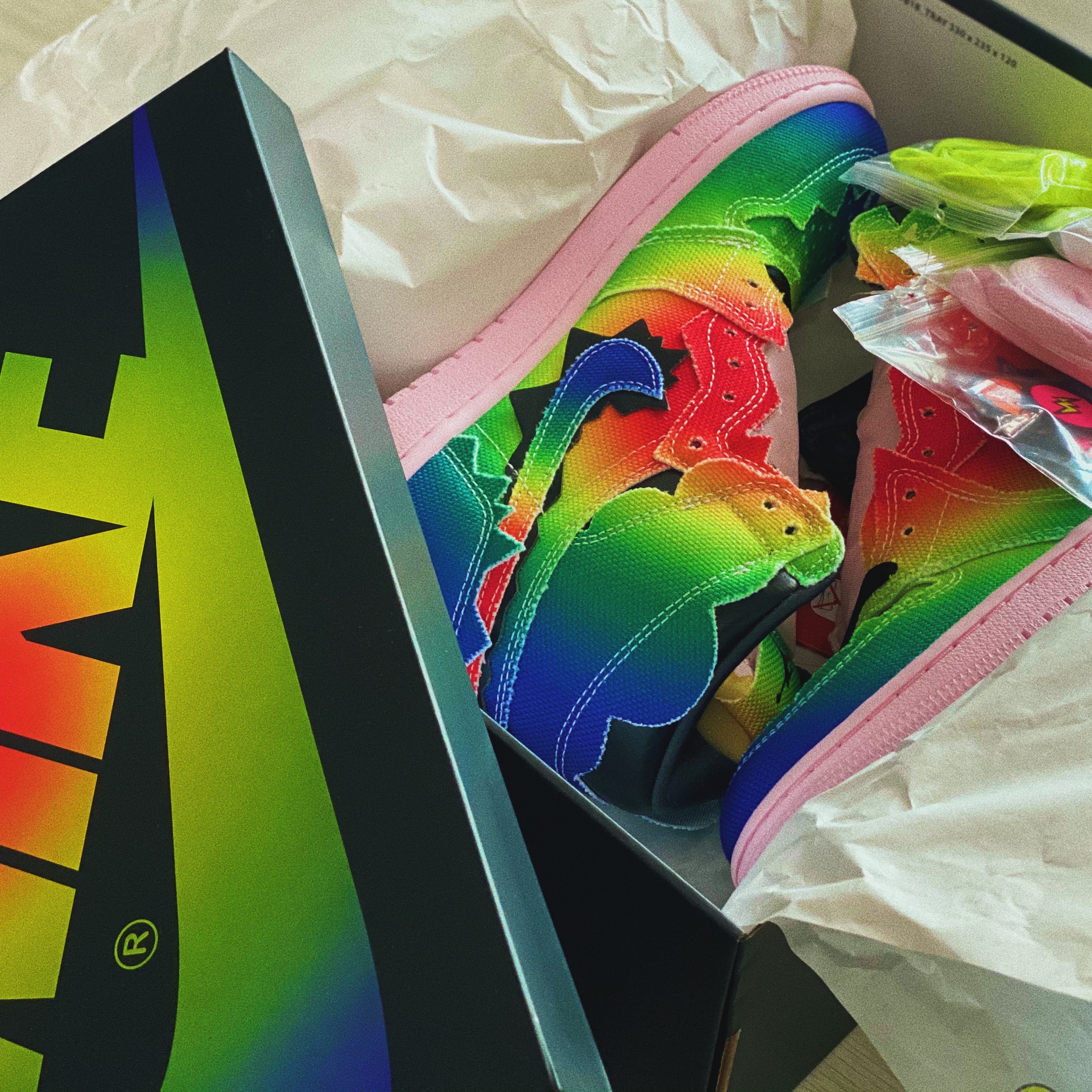 Jordan 1 x J Balvin Retro High OG 착용 스타일