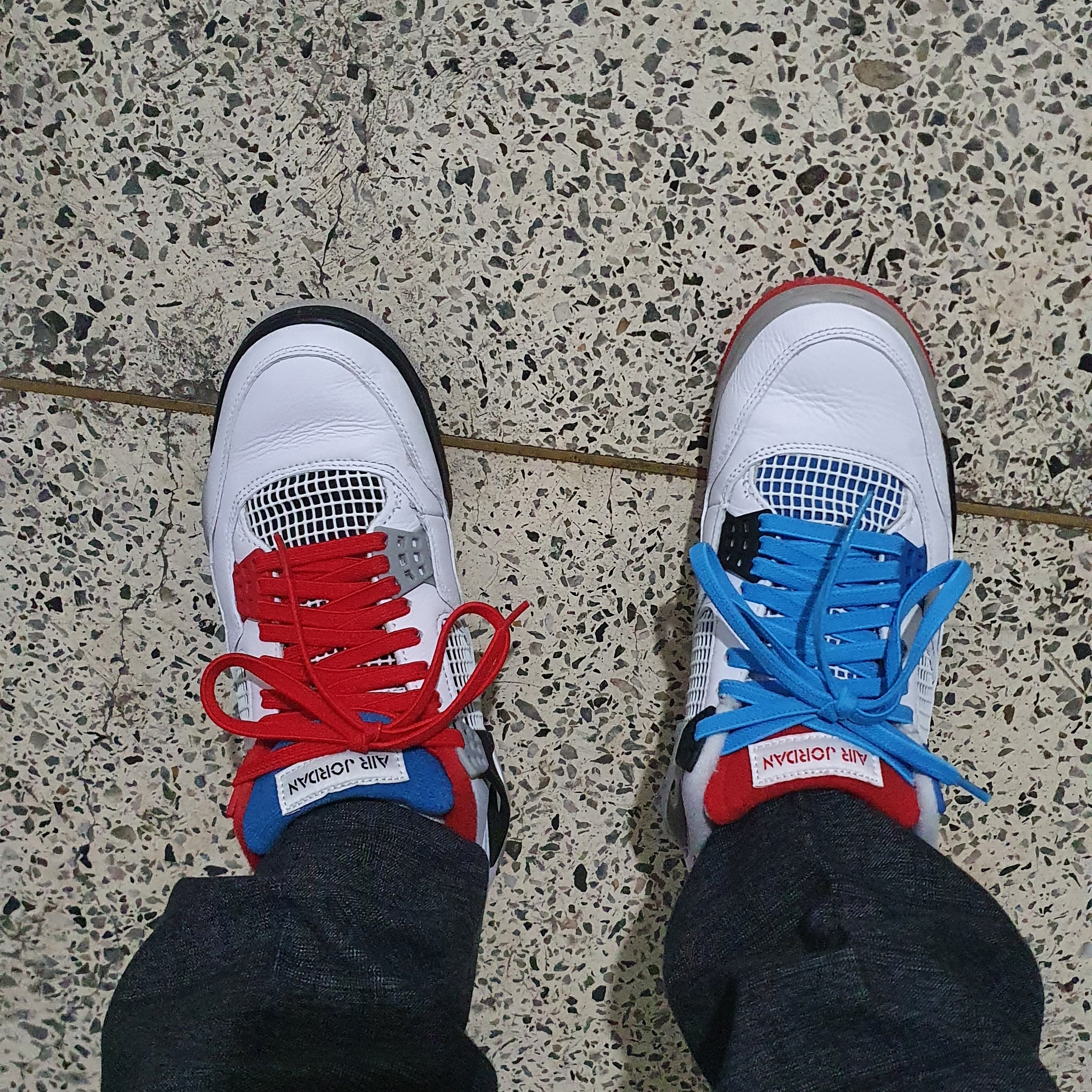 Jordan 4 Retro What The 4 착용 스타일 - 1