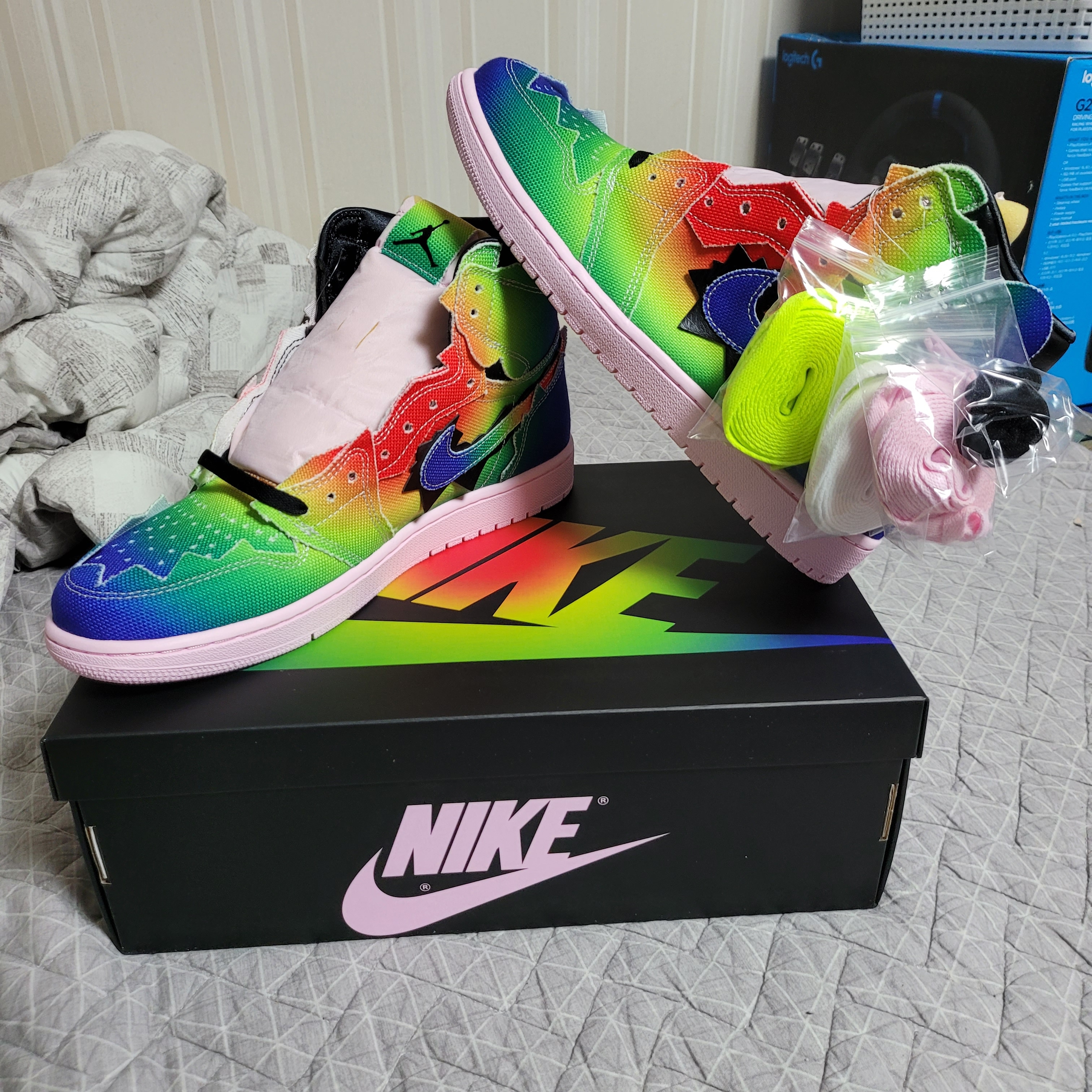 Jordan 1 x J Balvin Retro High OG 착용 스타일