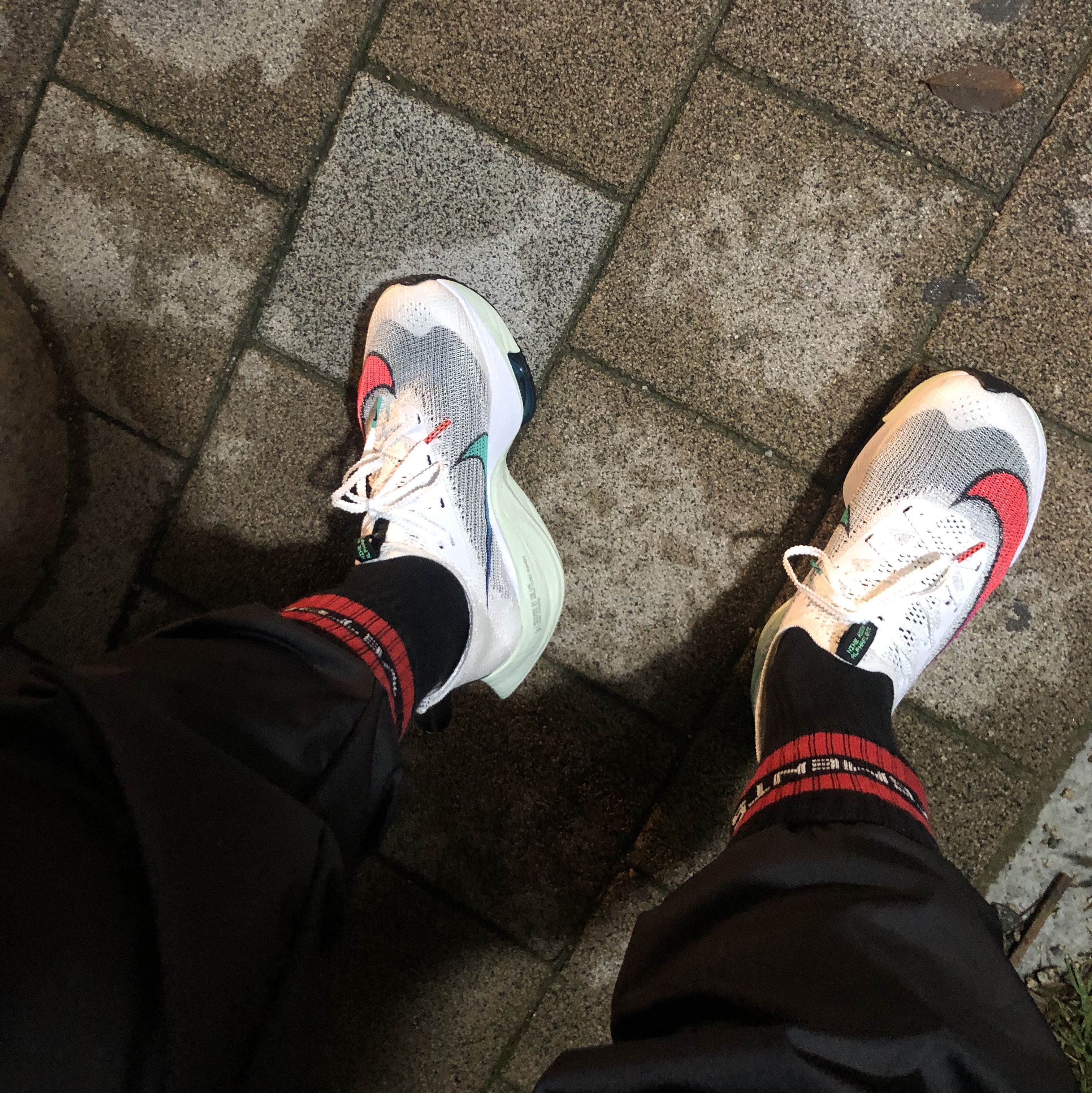 Nike Air Zoom Alphafly Next% Watermelon 착용 스타일