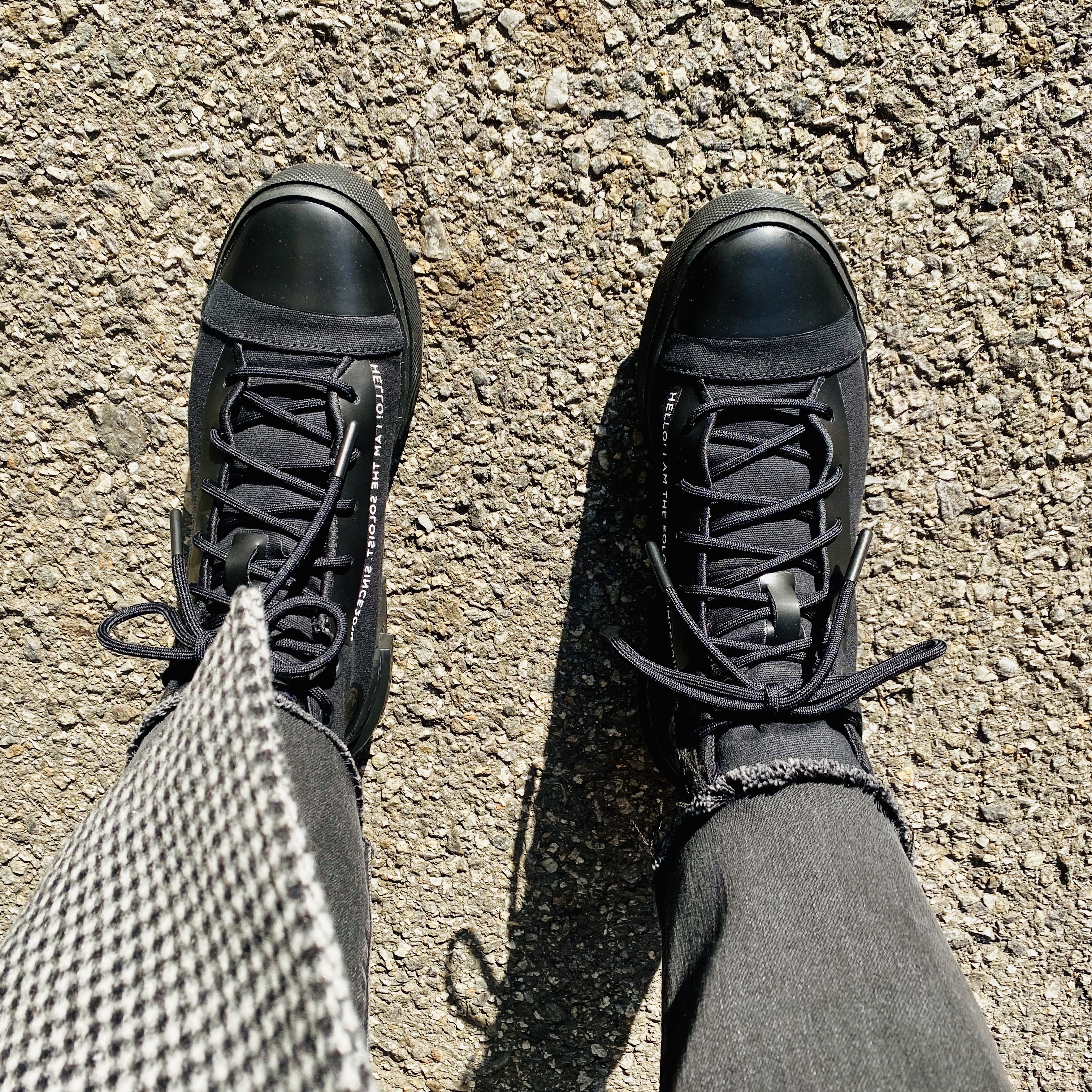 Converse x Takahiromiyashita The Soloist All Star Disrupt CX Hi Black 착용 스타일