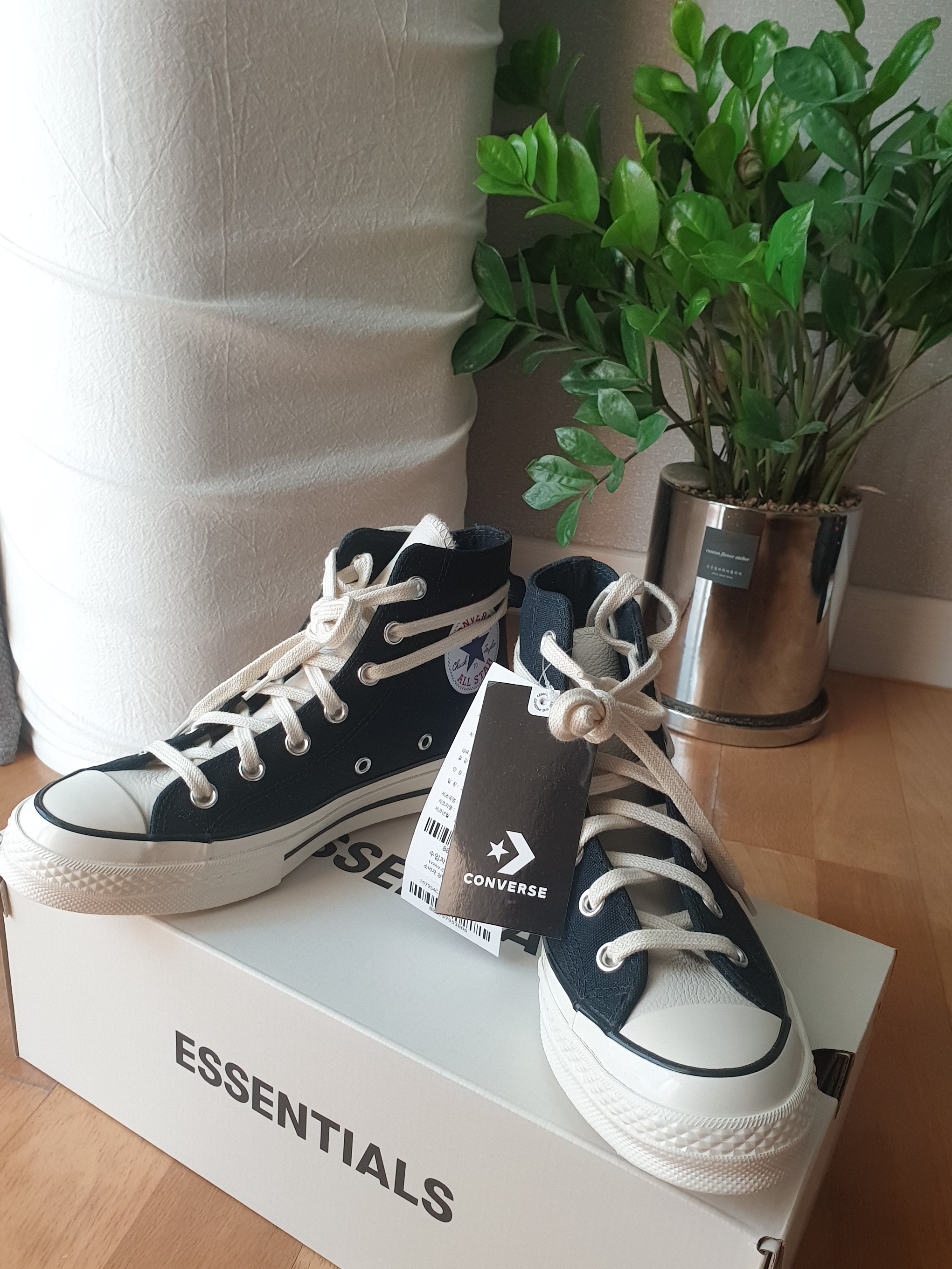Converse x Fear of God Essentials Chuck 70 Hi Black 2020 착용 스타일