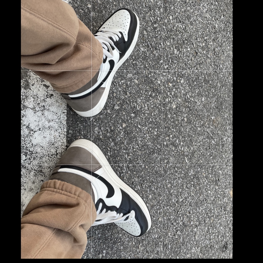 Jordan 1 Retro High OG Black Mocha 착용 스타일 - 2