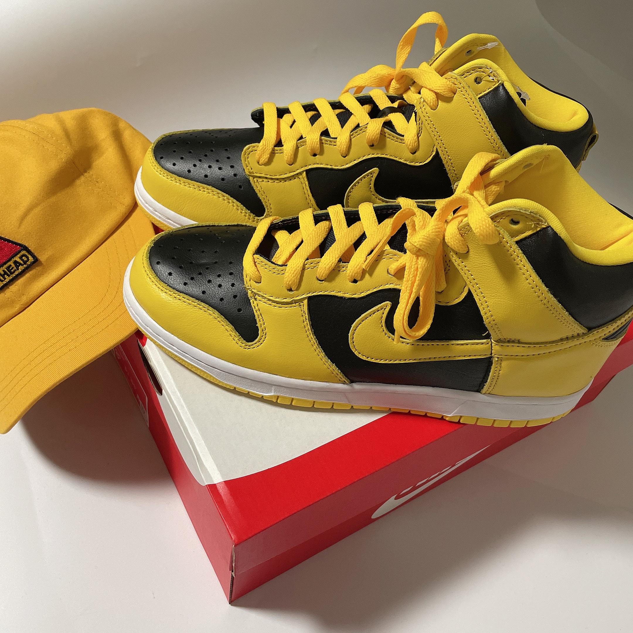 Nike Dunk High SP Varsity Maize 착용 스타일 - 5