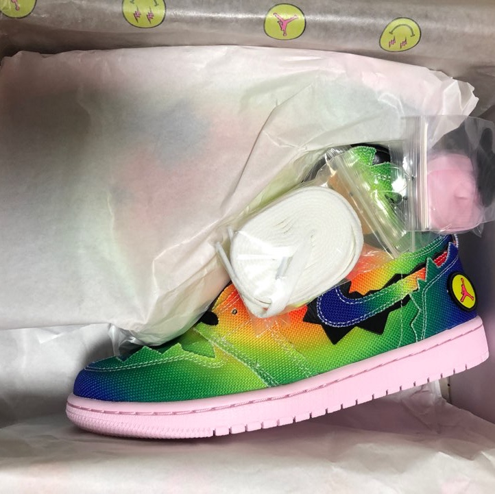 Jordan 1 x J Balvin Retro High OG 착용 스타일