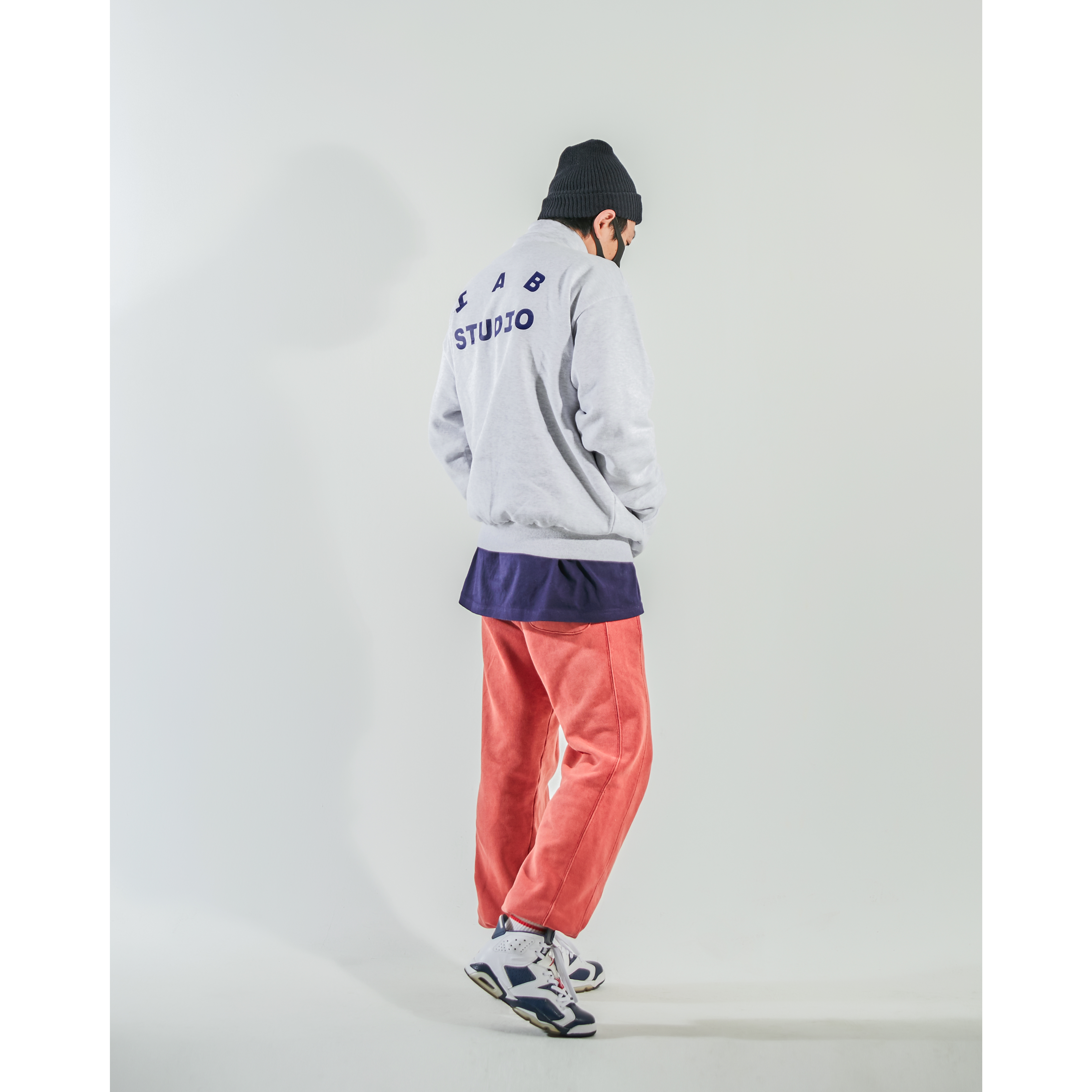 IAB Studio Half Zip Pullover Light Gray, Jordan 6 Retro Olympic Sydney 2000 착용 스타일