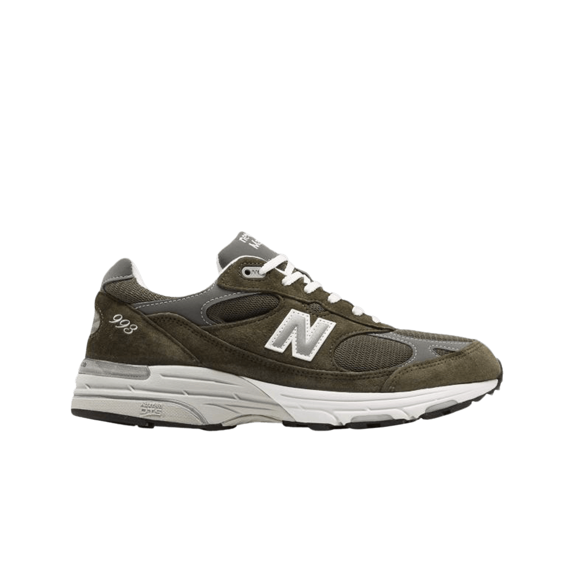 뉴발란스 993 메이드 인 USA 밀리터리 그린 - 2E 와이드(New Balance 993 Made in USA Military Green - 2E Wide)
