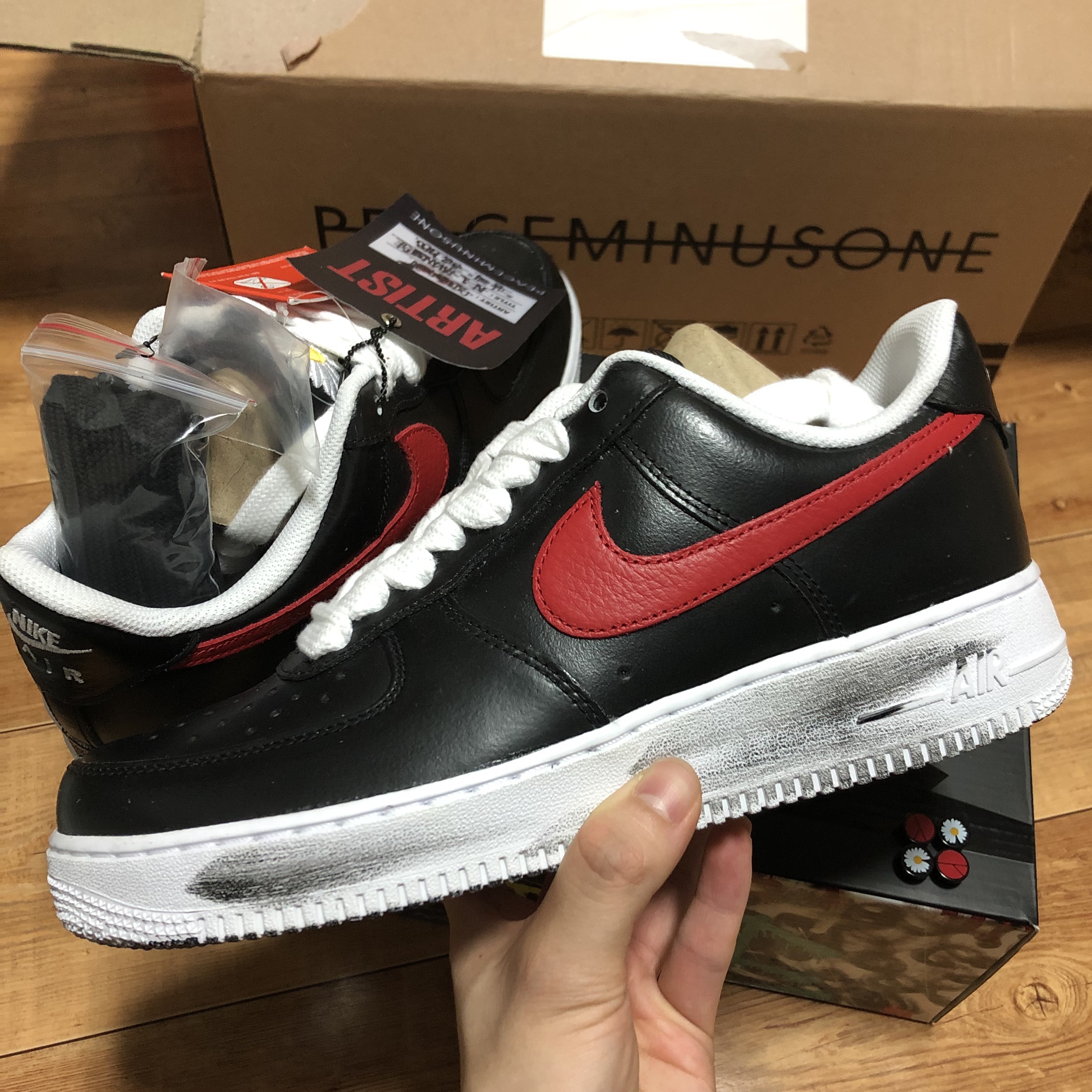 Nike x Peaceminusone Air Force 1 Low Para-Noise - Korea Exclusive 착용 스타일 - 1