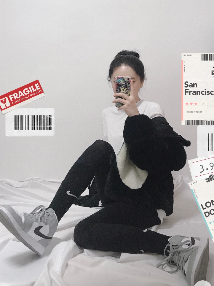 Jordan 1 Mid Light Smoke Grey, (GS) Jordan 1 Mid Light Smoke Grey 착용 스타일