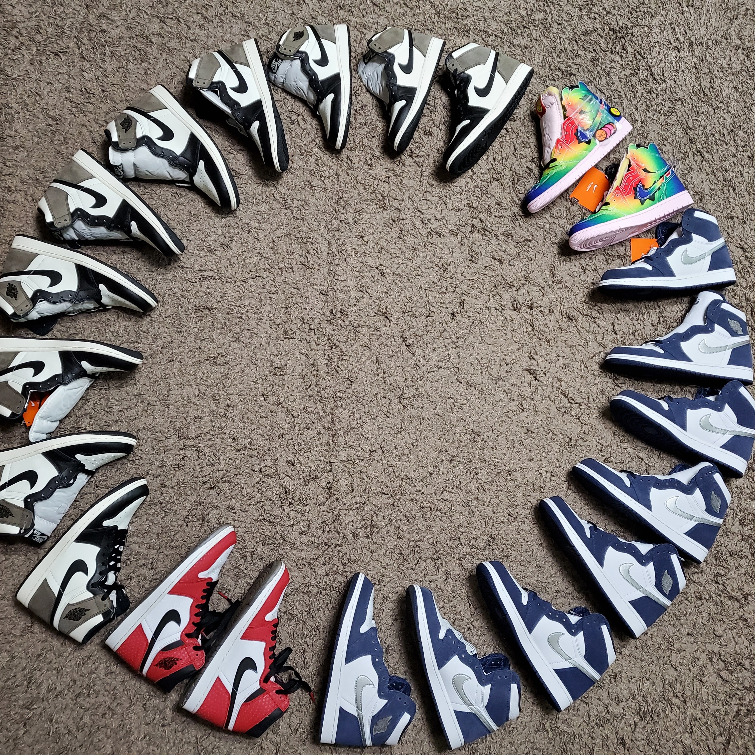 Jordan 1 Retro High OG Black Mocha, Jordan 1 x J Balvin Retro High OG 착용 스타일