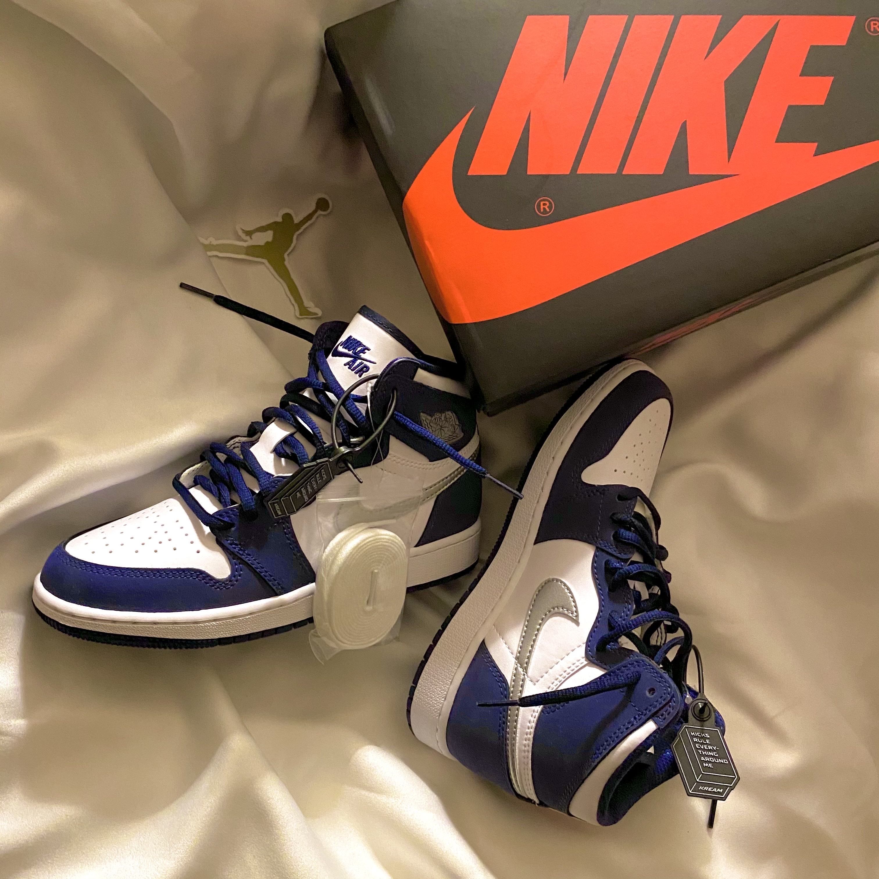(GS) Jordan 1 Retro High OG CO.JP Midnight Navy 착용 스타일 - 3