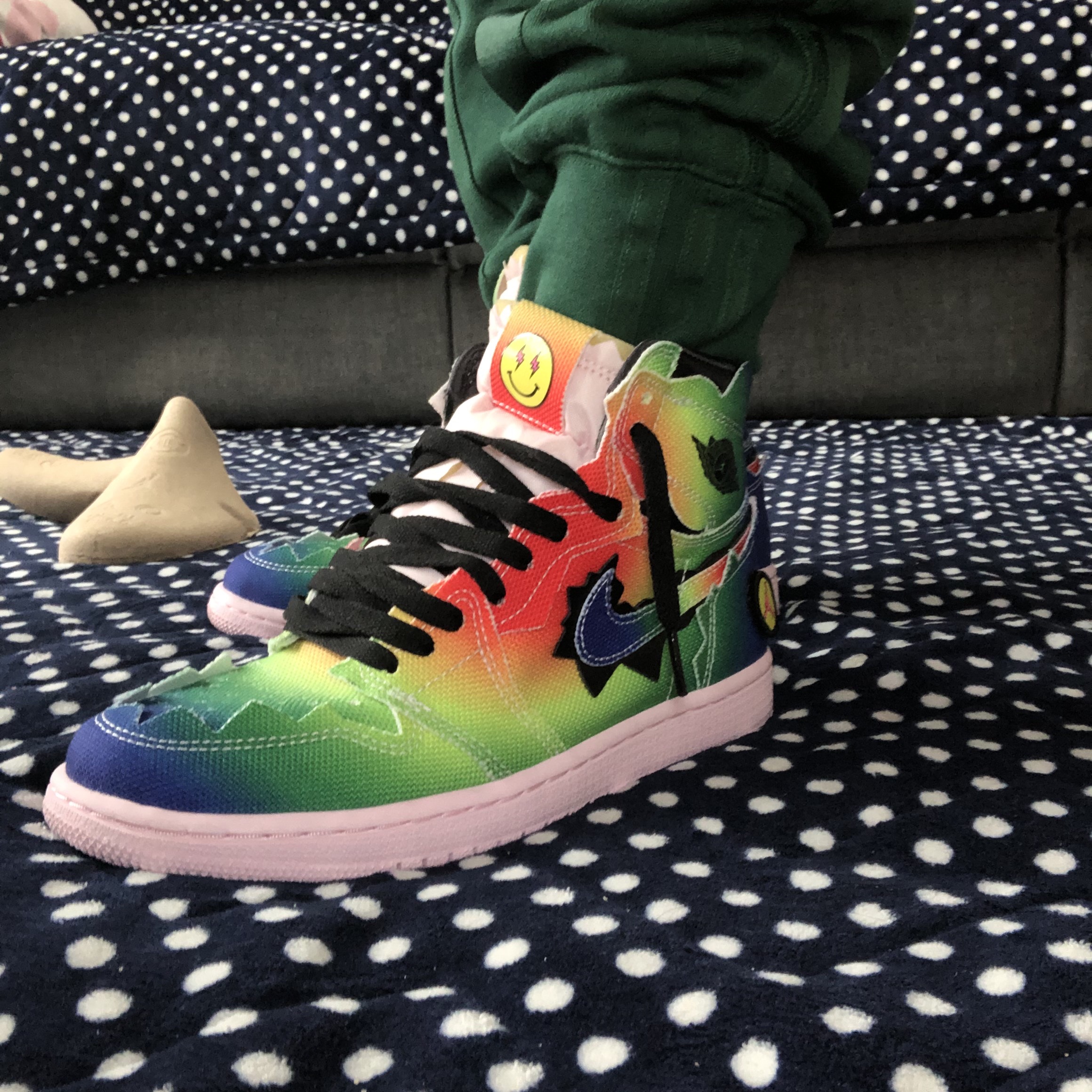 Jordan 1 x J Balvin Retro High OG 착용 스타일 - 2