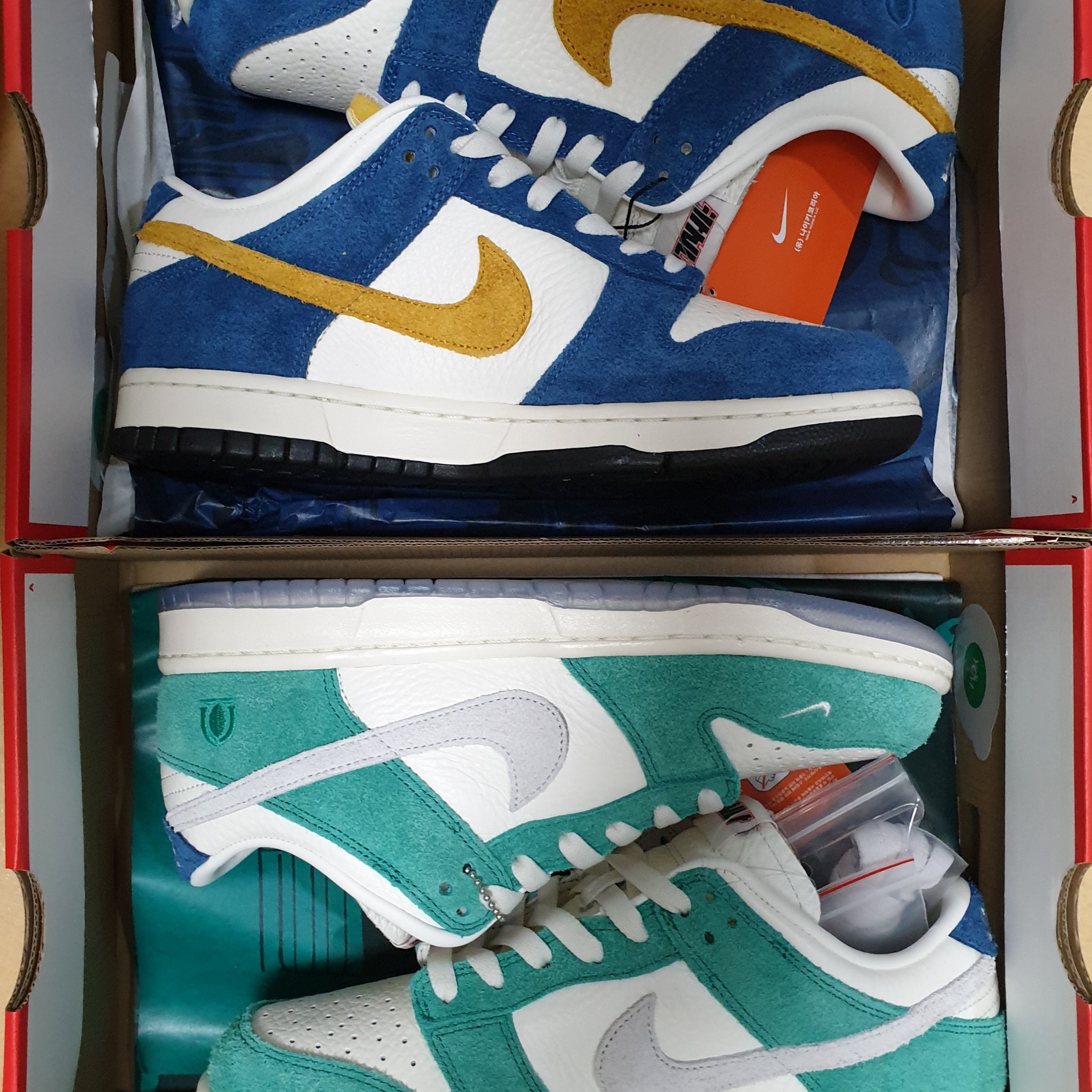 Nike x Kasina Dunk Low 80's Bus, Nike x Kasina Dunk Low Road Sign - Kasina Exclusive 착용 스타일