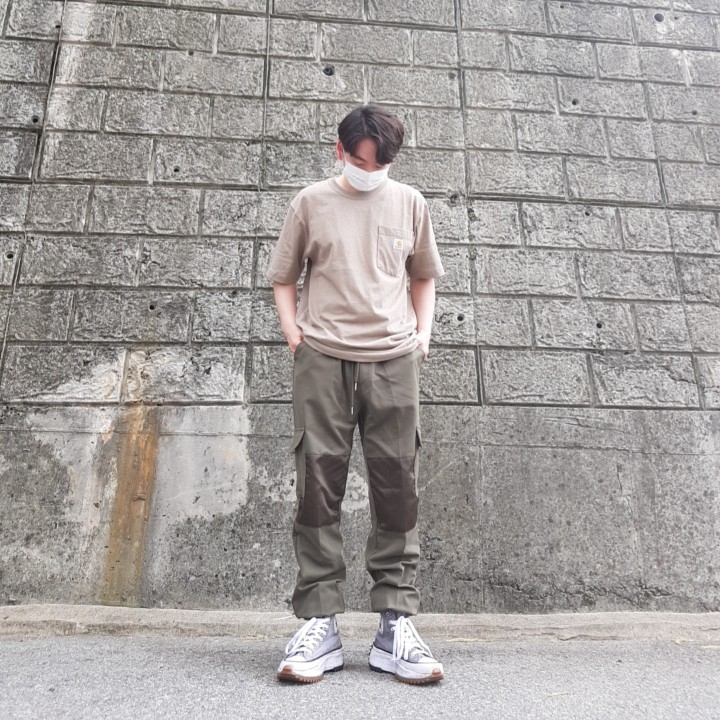 Converse Run Star Hike Hi Smoke 착용 스타일