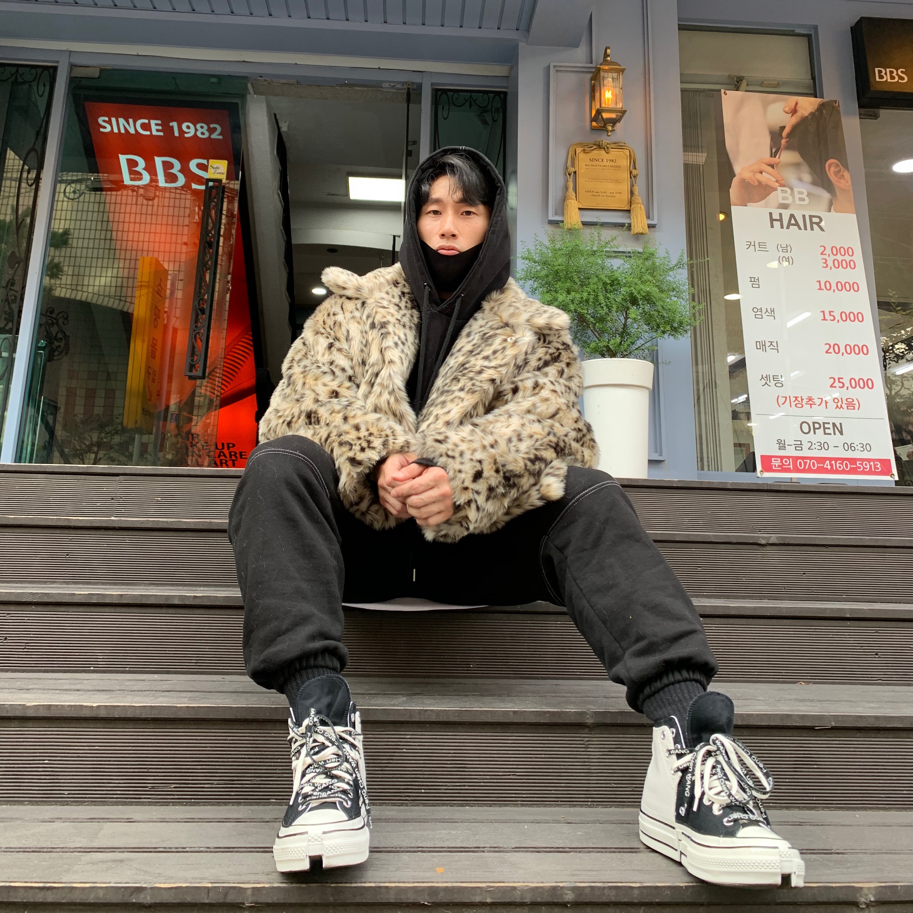 Converse x Feng Chen Wang Chuck 70 2-in-1 Natural Ivory Black 착용 스타일