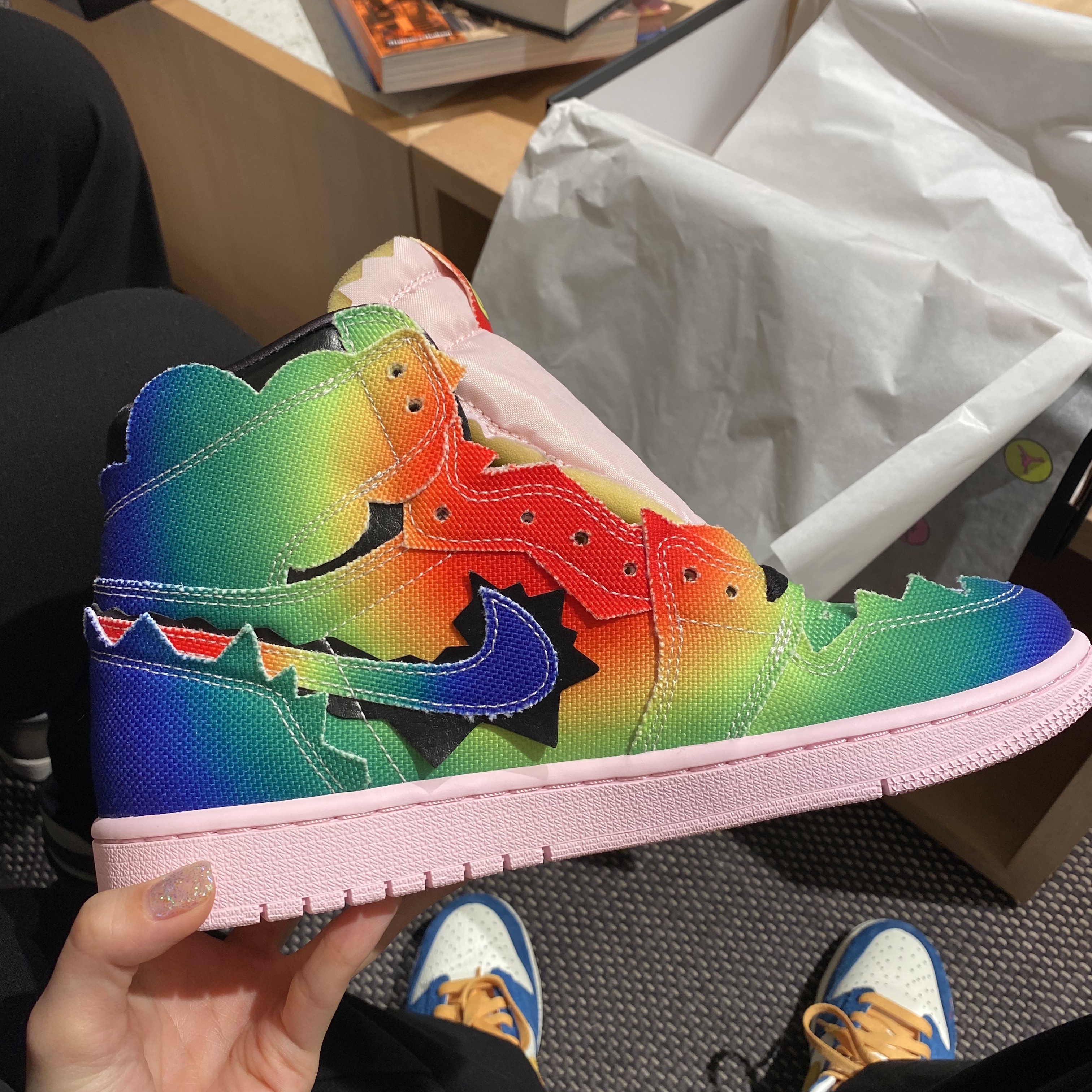 Jordan 1 x J Balvin Retro High OG 착용 스타일 - 1