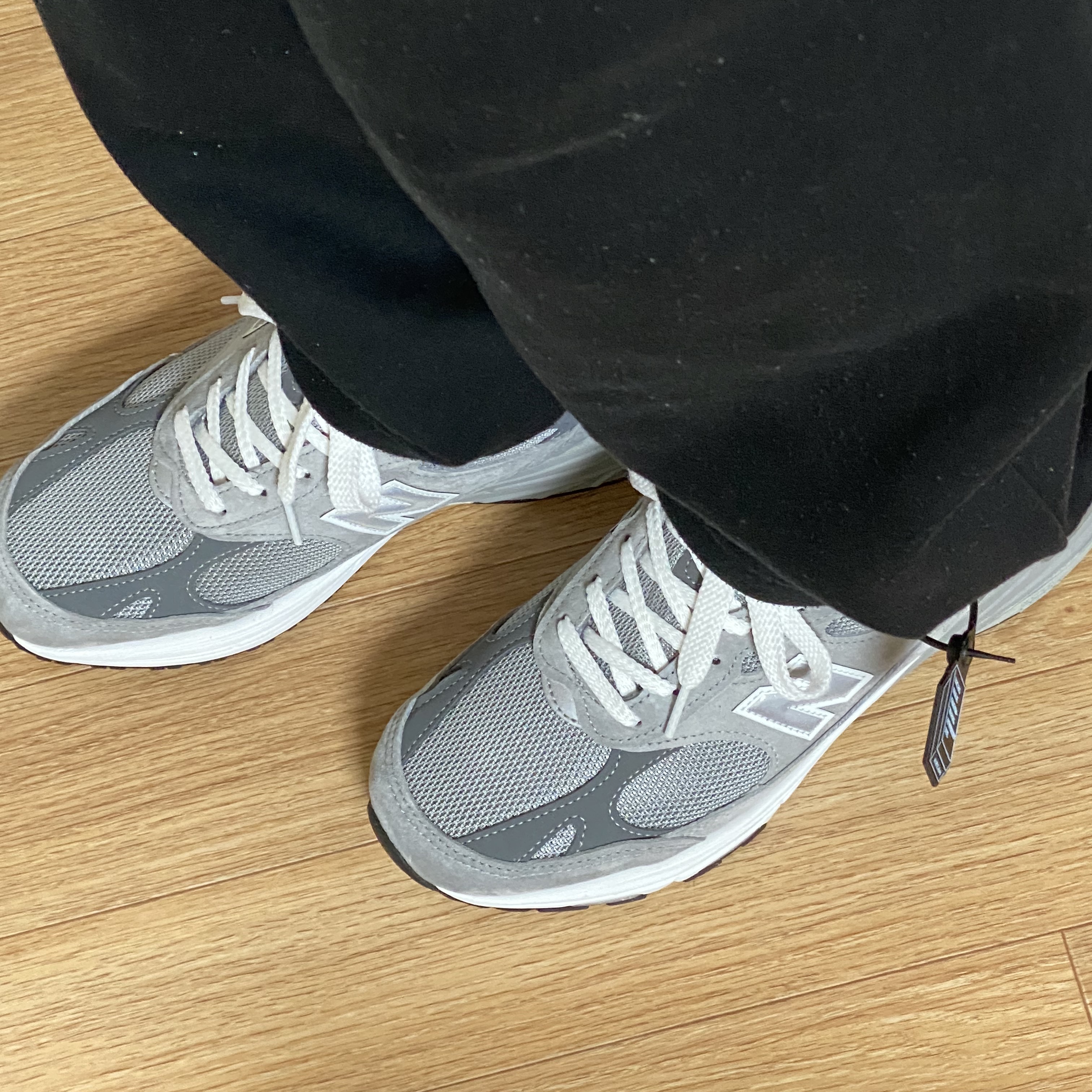 New Balance 993 Made in USA Grey - D Standard 착용 스타일