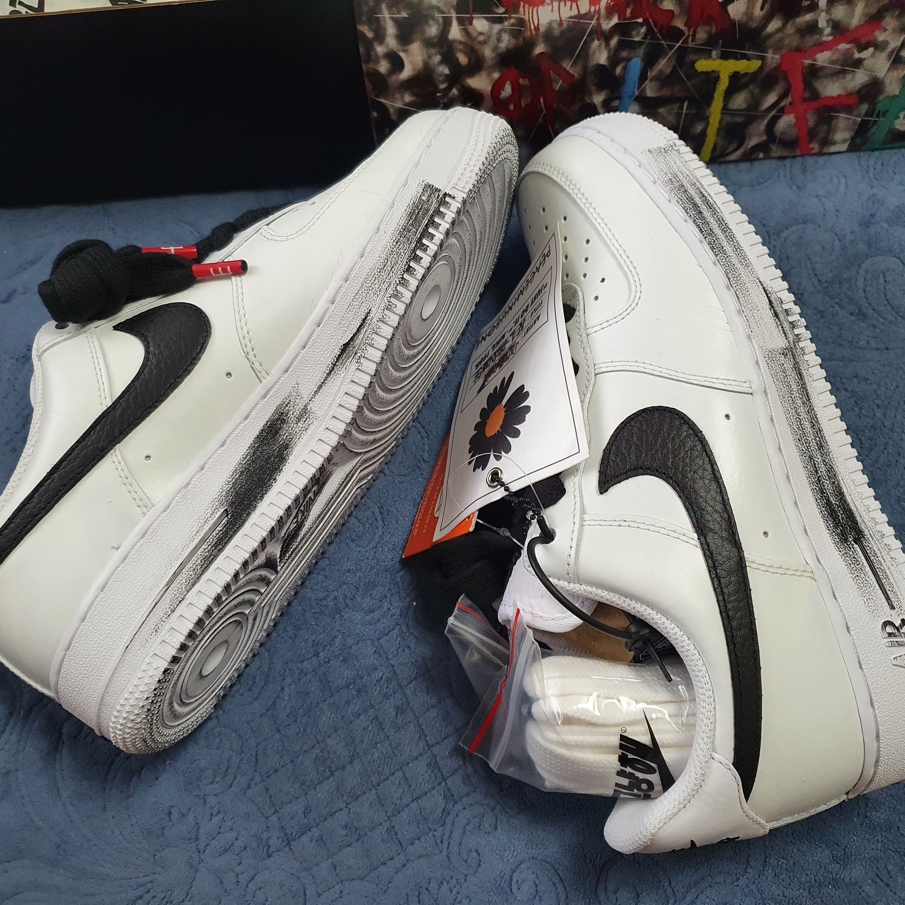 Nike x Peaceminusone Air Force 1 Low Para-Noise 2.0 착용 스타일 - 2