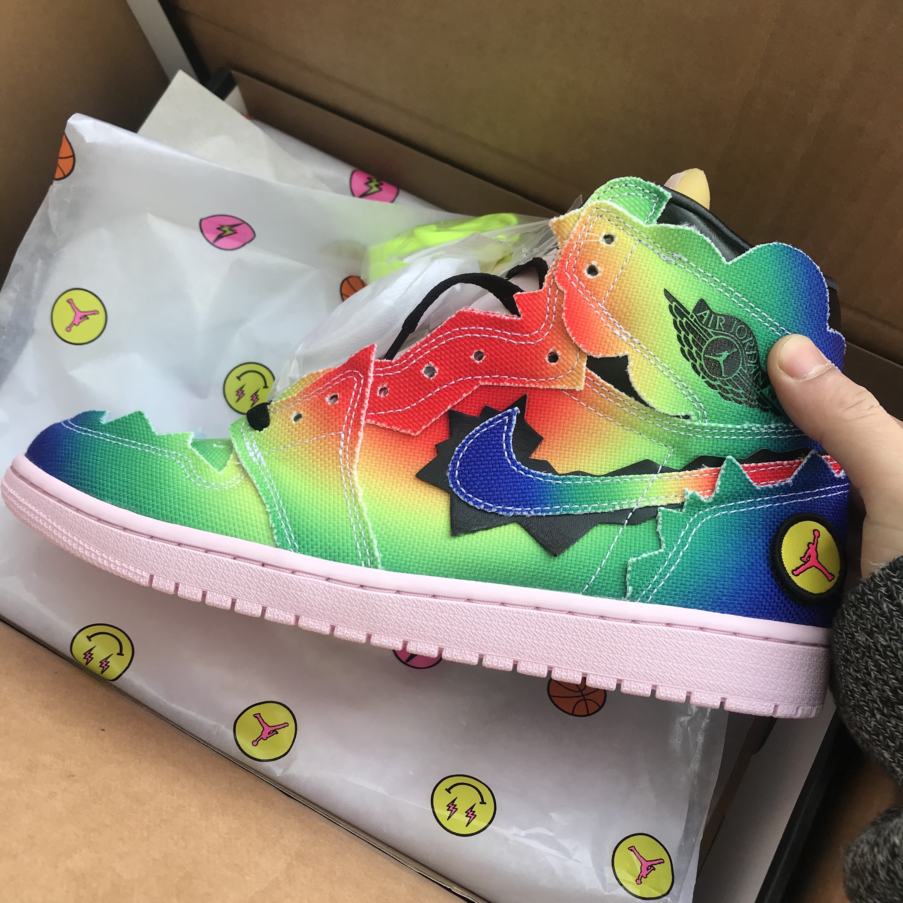 Jordan 1 x J Balvin Retro High OG 착용 스타일