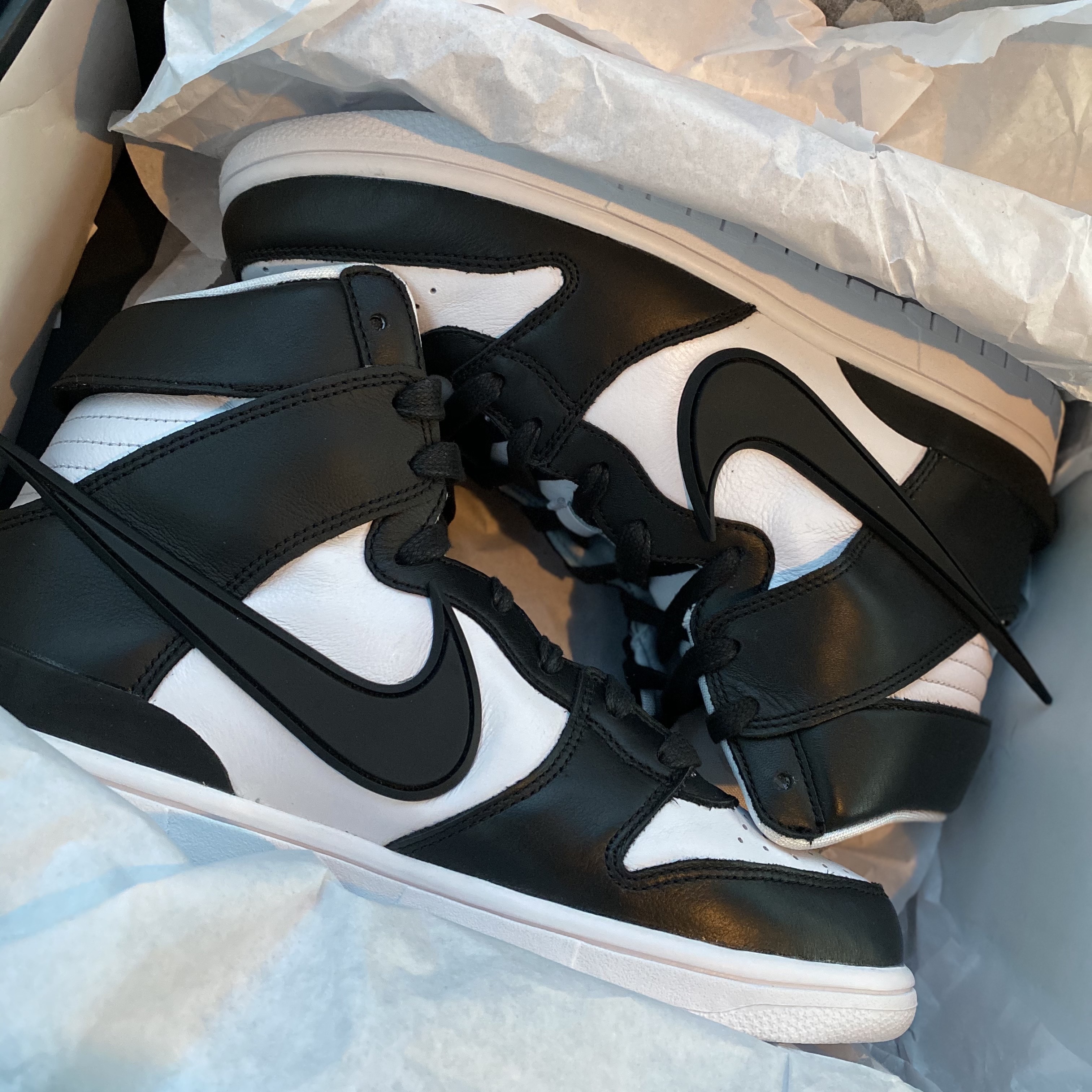 Nike x Ambush Dunk High Black 착용 스타일
