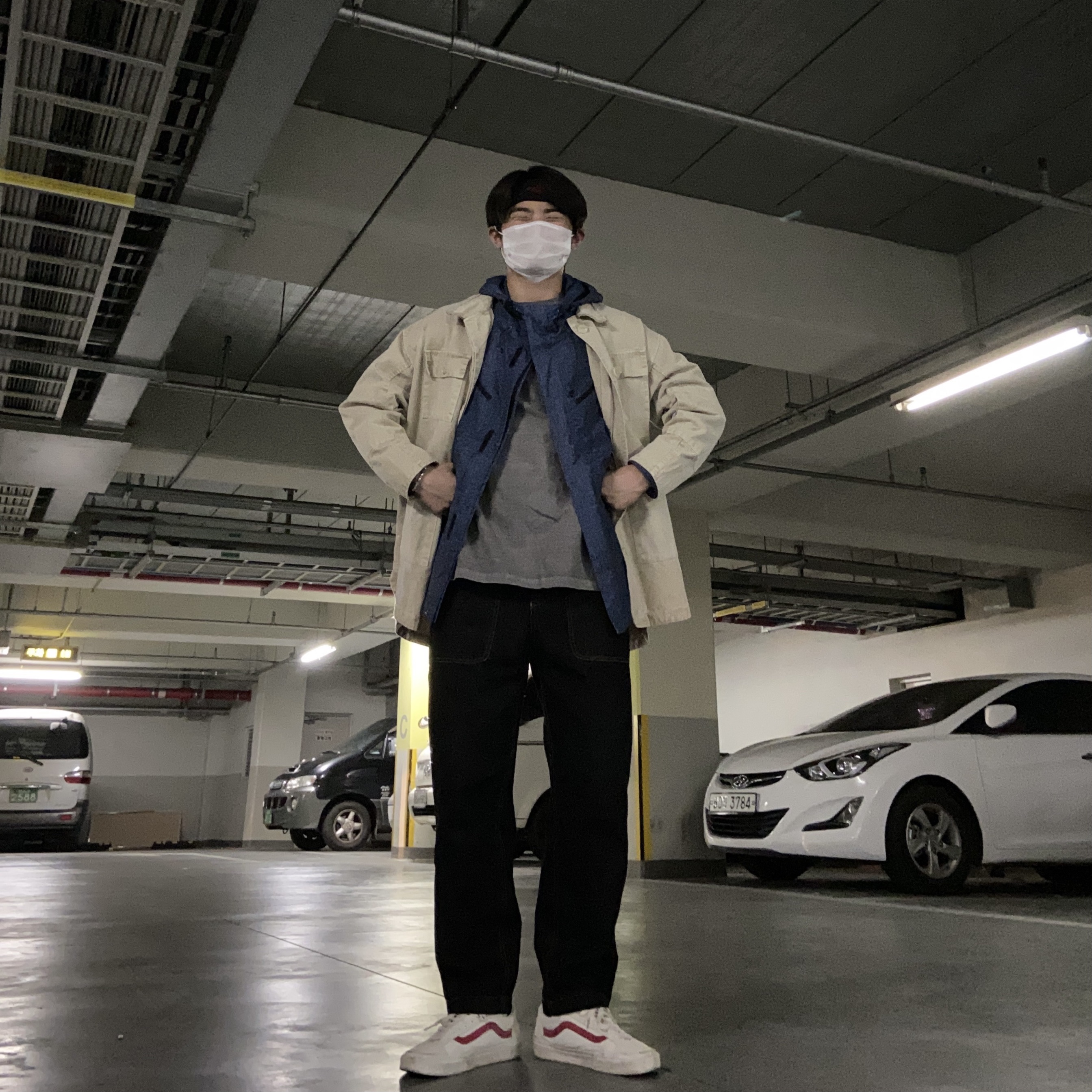 Vans Vault OG Style 36 LX Red 착용 스타일