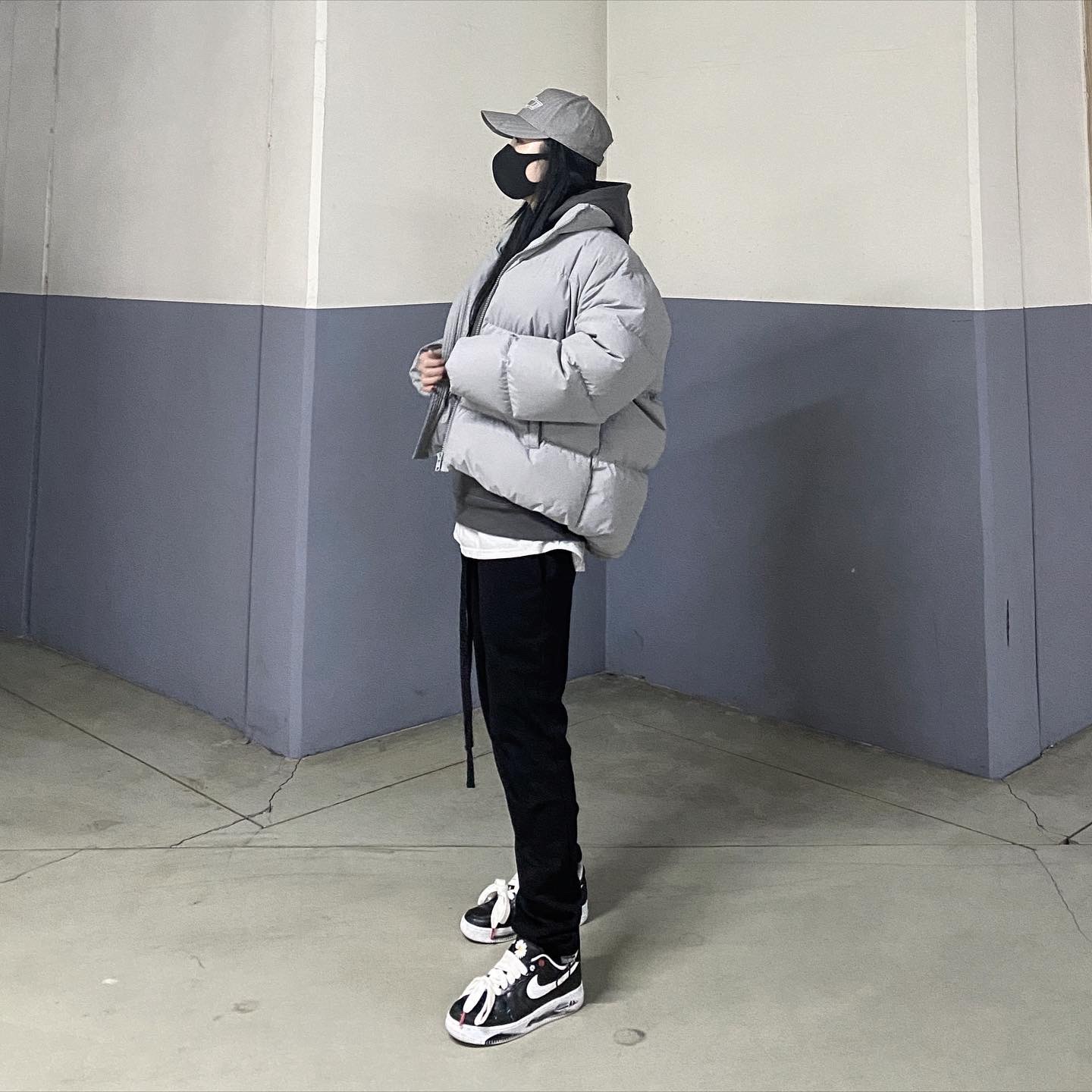 Nike x Peaceminusone Air Force 1 Low Para-Noise 착용 스타일 - 3