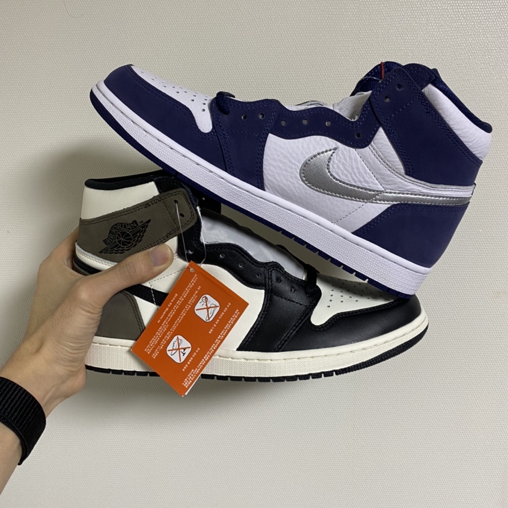 Jordan 1 Retro High OG CO.JP Midnight Navy, Jordan 1 Retro High OG Black Mocha 착용 스타일