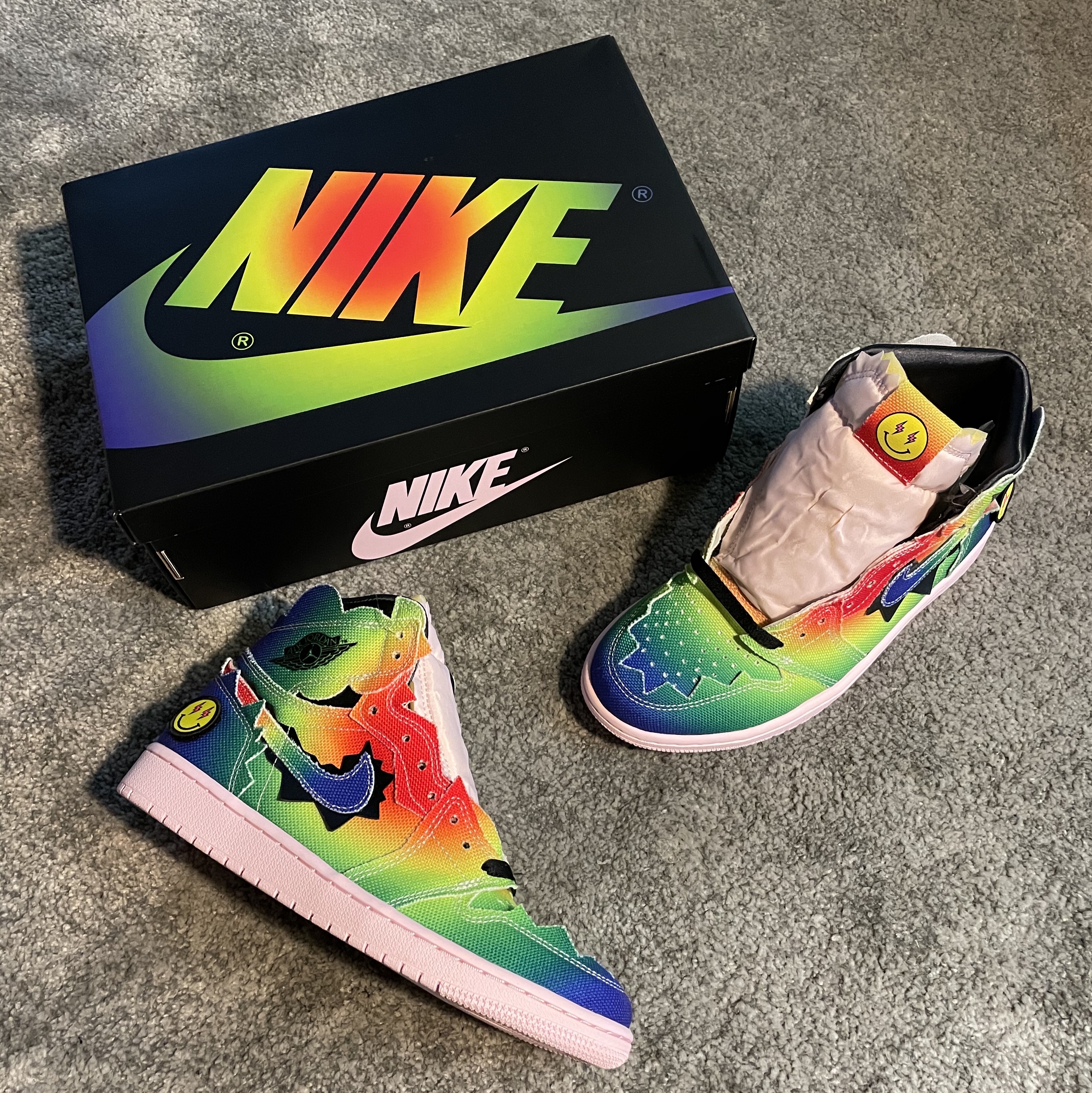 Jordan 1 x J Balvin Retro High OG 착용 스타일