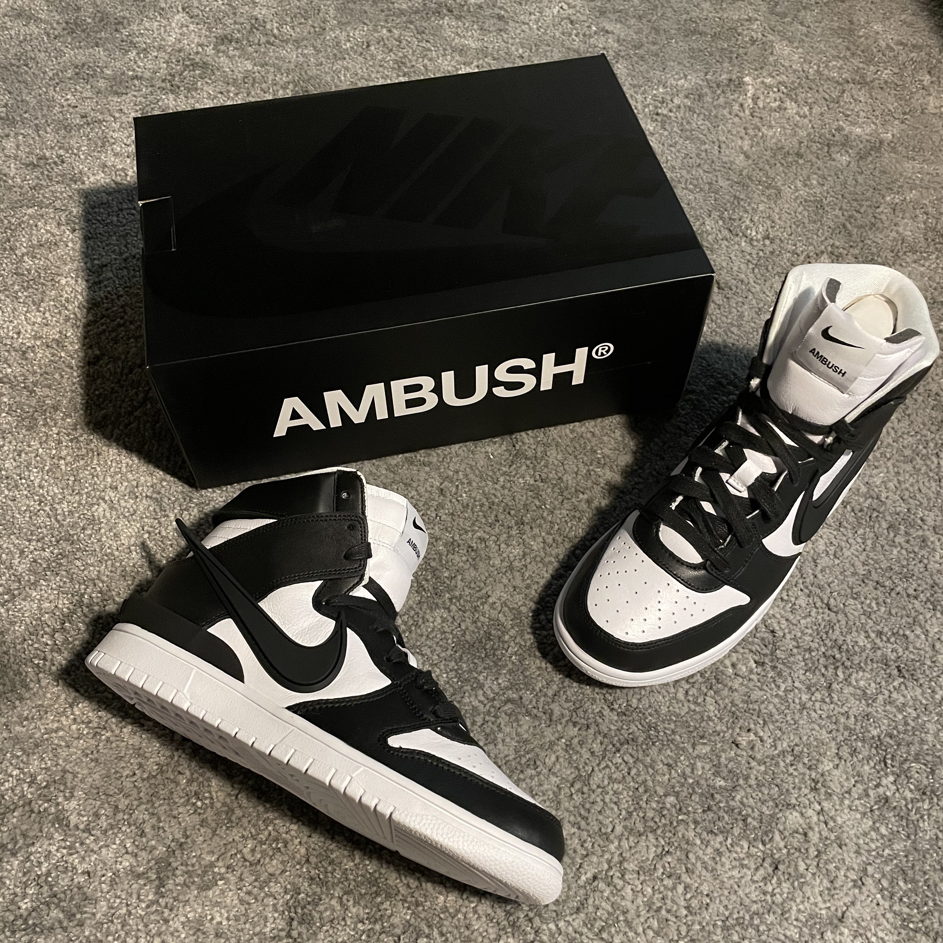 Nike x Ambush Dunk High Black 착용 스타일