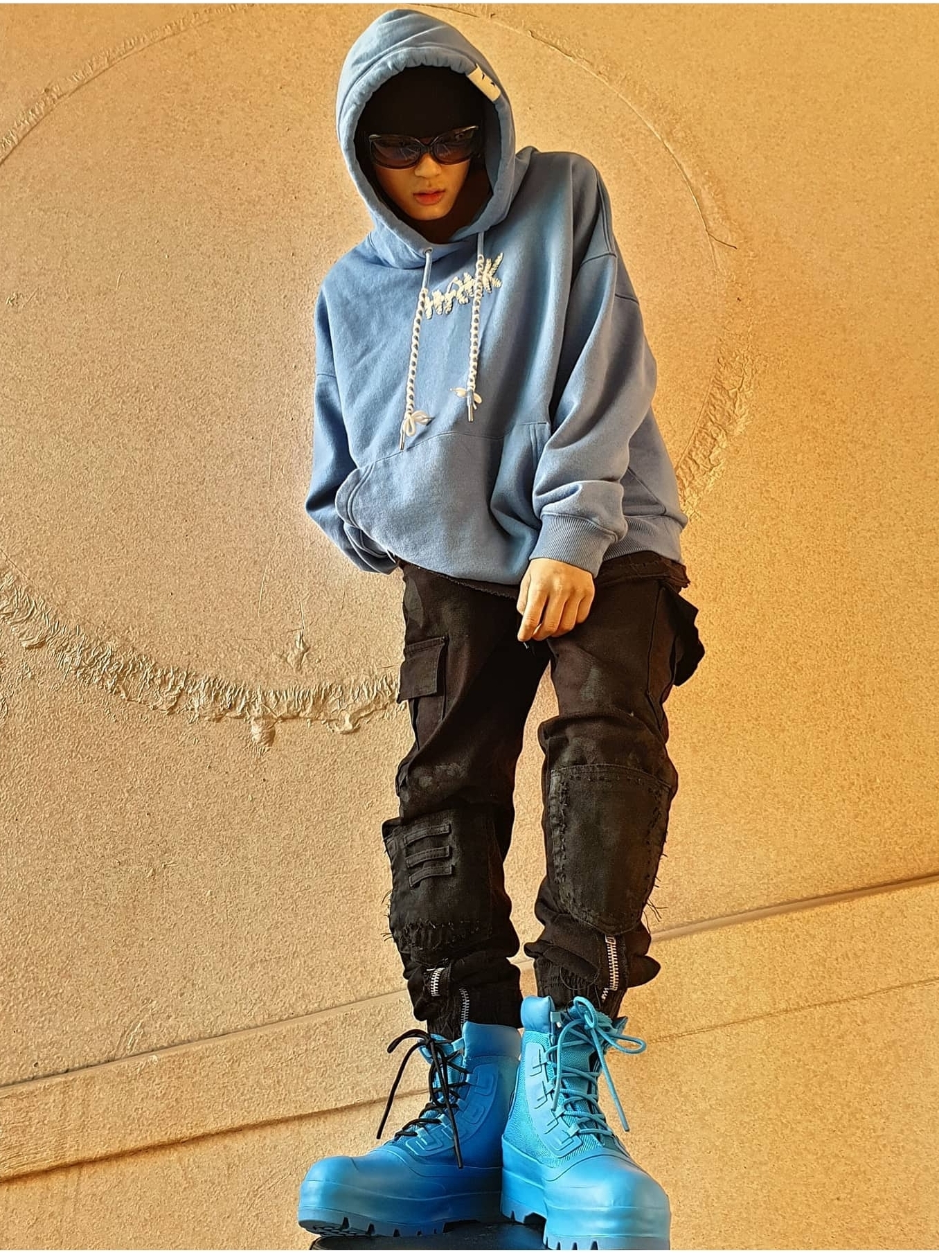 Converse x Ambush Chuck Taylor All Star Duck Boot Blithe 착용 스타일