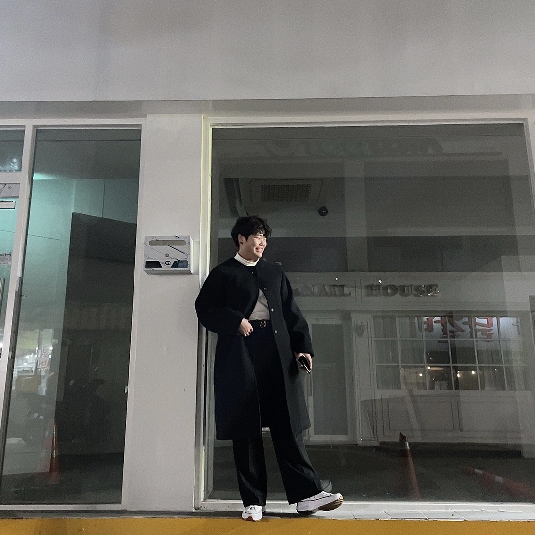 Converse Run Star Hike Hi White Black Gum 착용 스타일