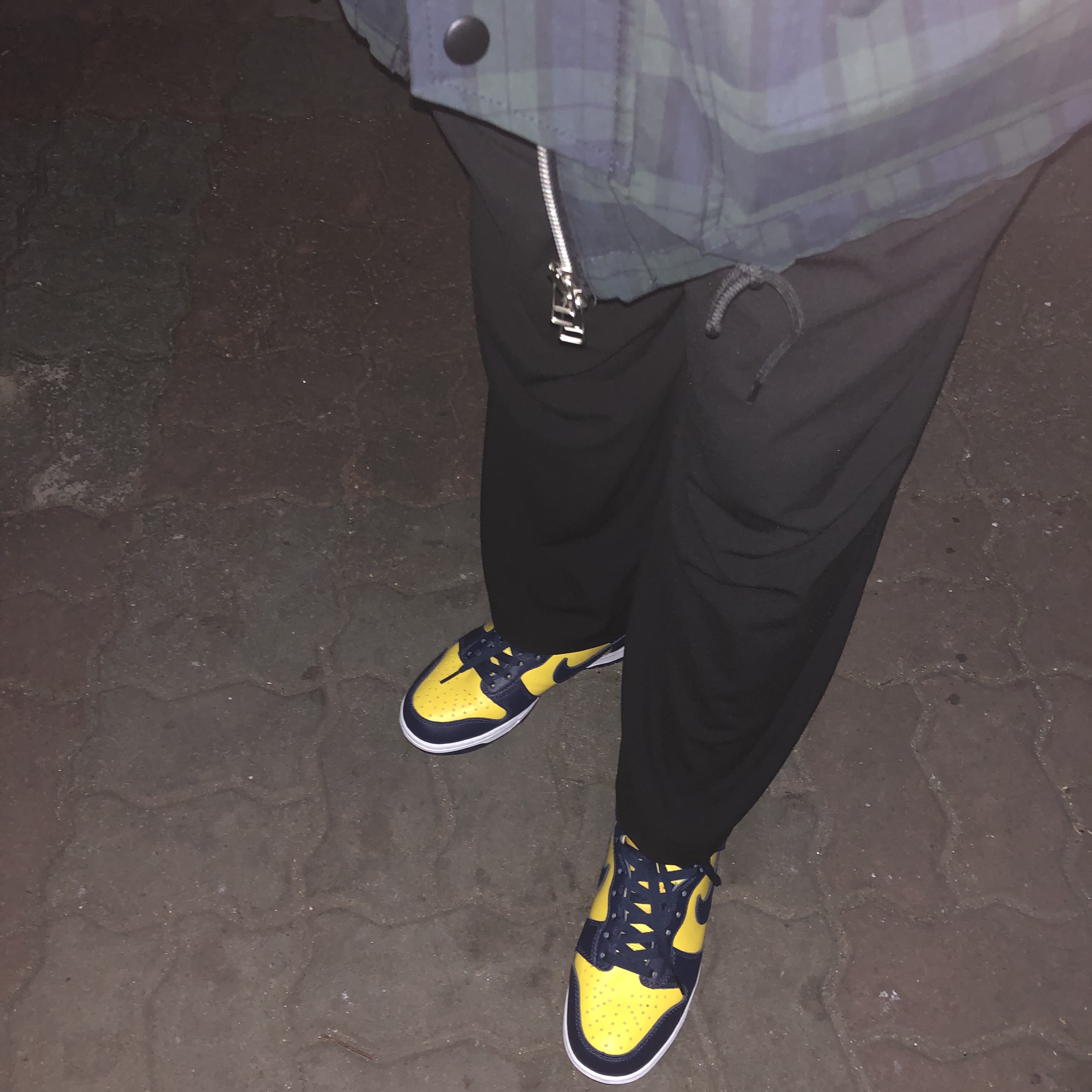 Nike Dunk High SP Maize & Blue 착용 스타일 - 1