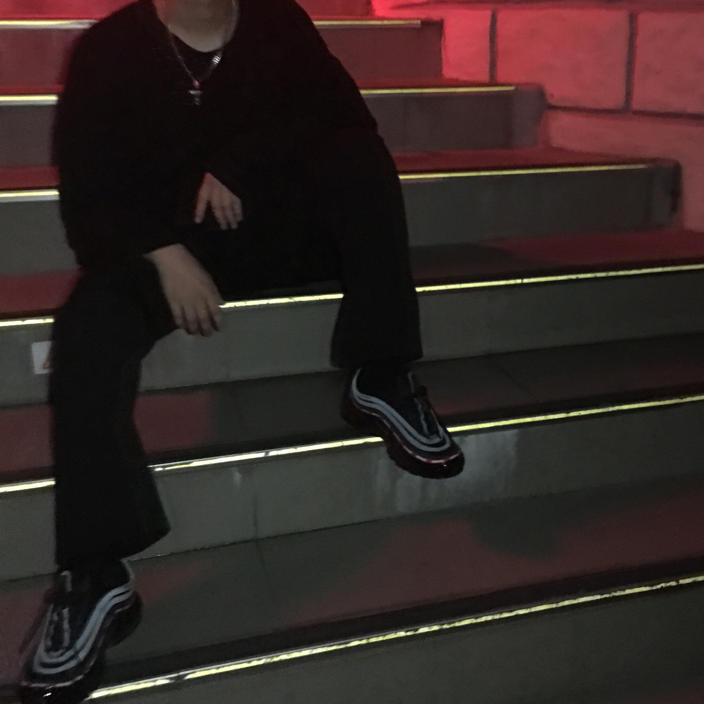 Nike x Undefeated Air Max 97 Black 착용 스타일