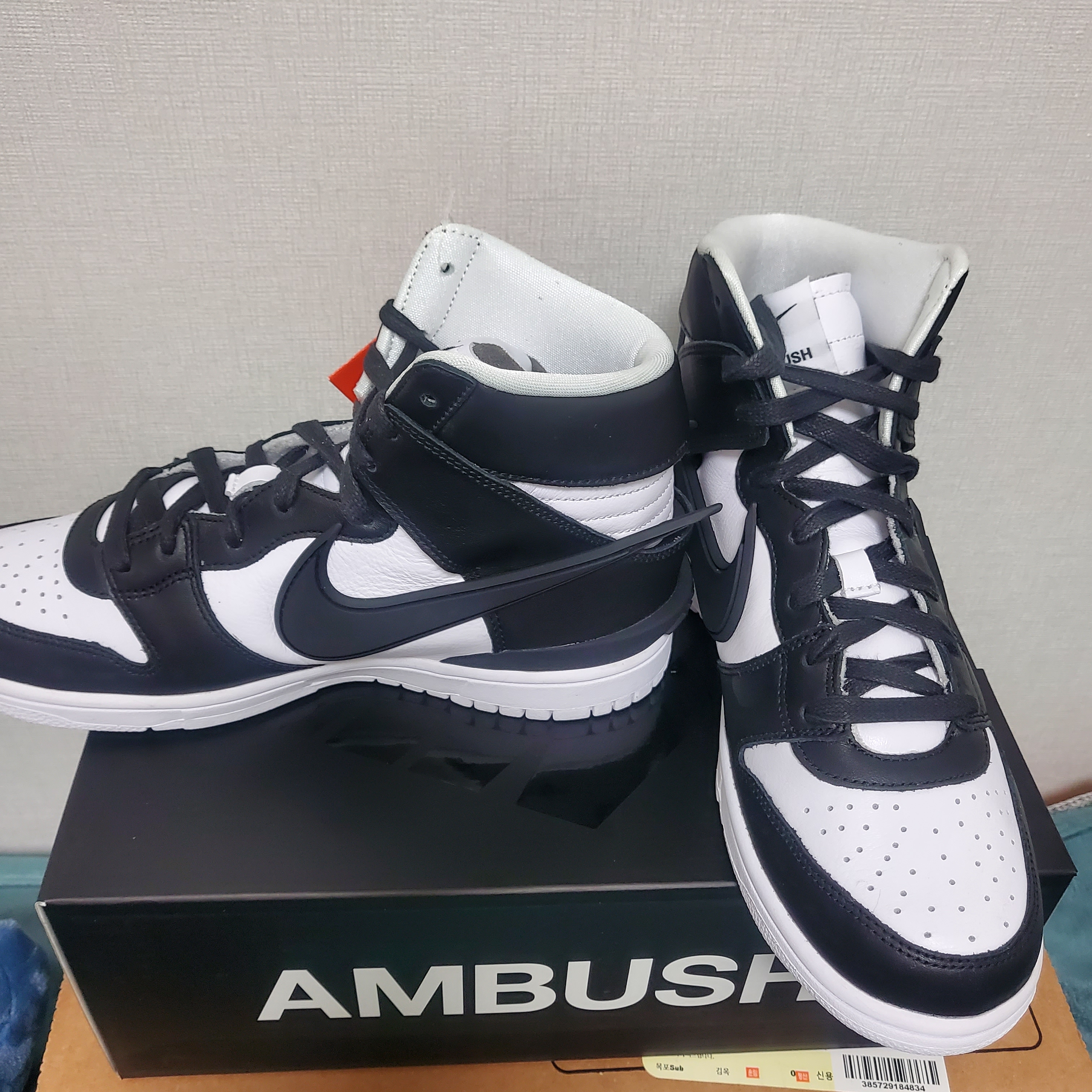 Nike x Ambush Dunk High Black 착용 스타일 - 3