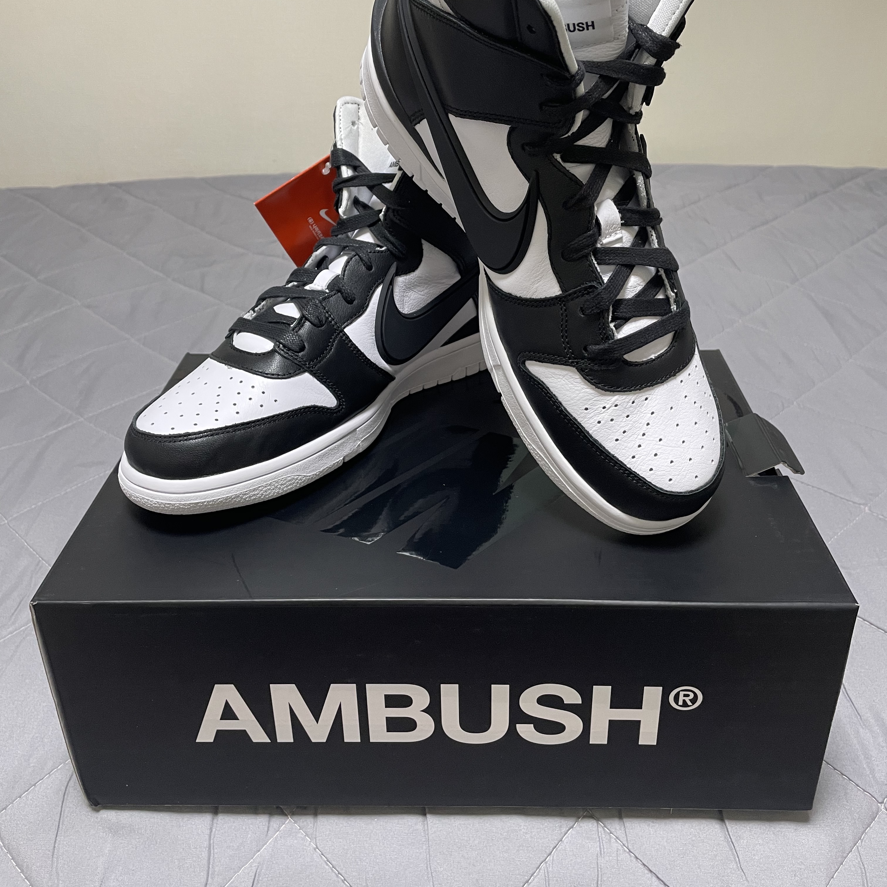 Nike x Ambush Dunk High Black 착용 스타일 - 1